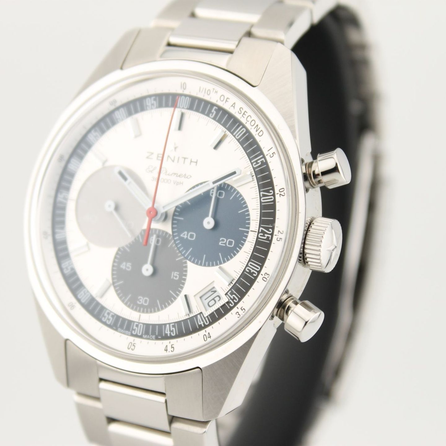 Zenith El Primero Chronomaster 03.3200.3600/69.M3200 (2023) - Zilver wijzerplaat 38mm Staal (3/8)