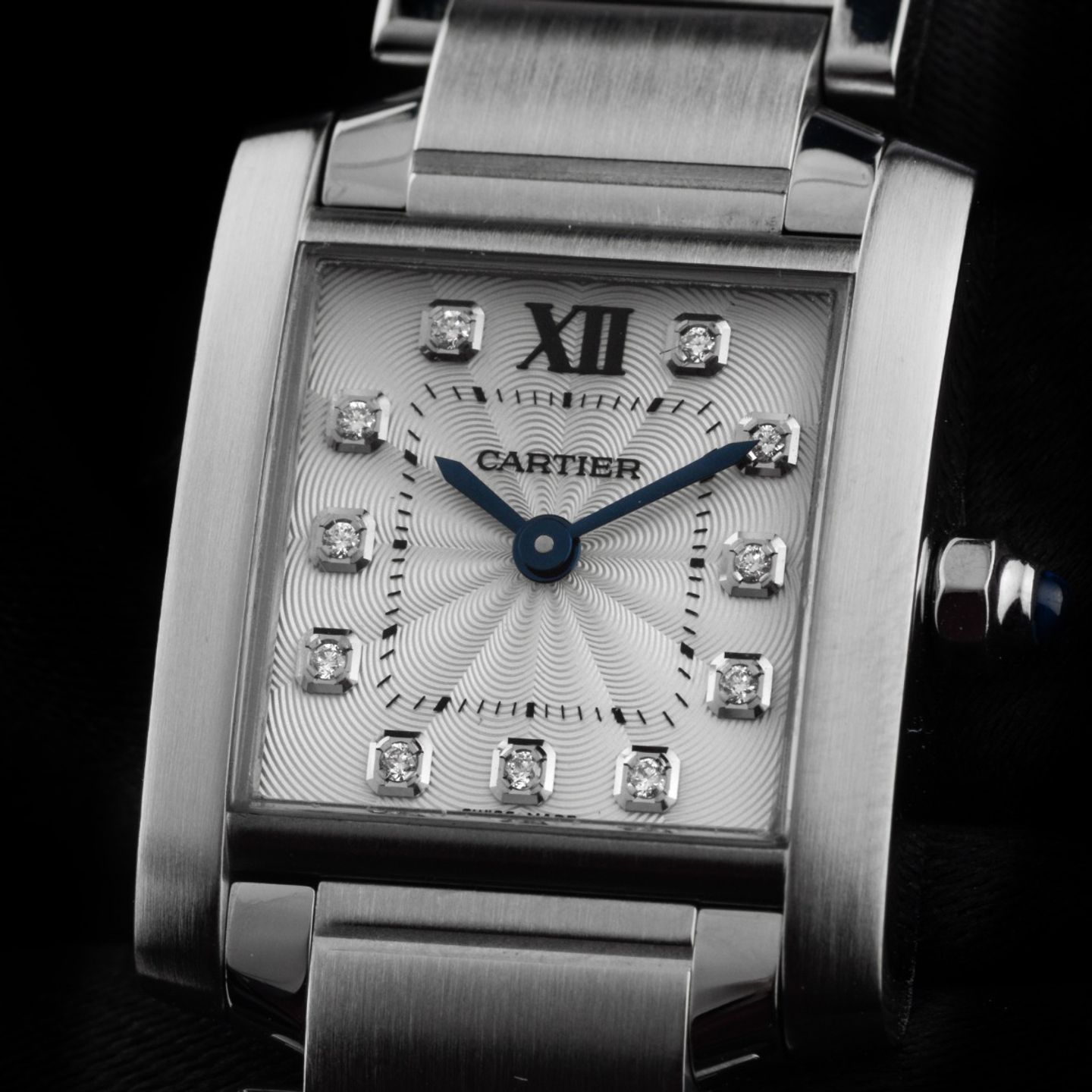 Cartier Tank Française 3217 (2016) - 20 mm Steel case (3/8)