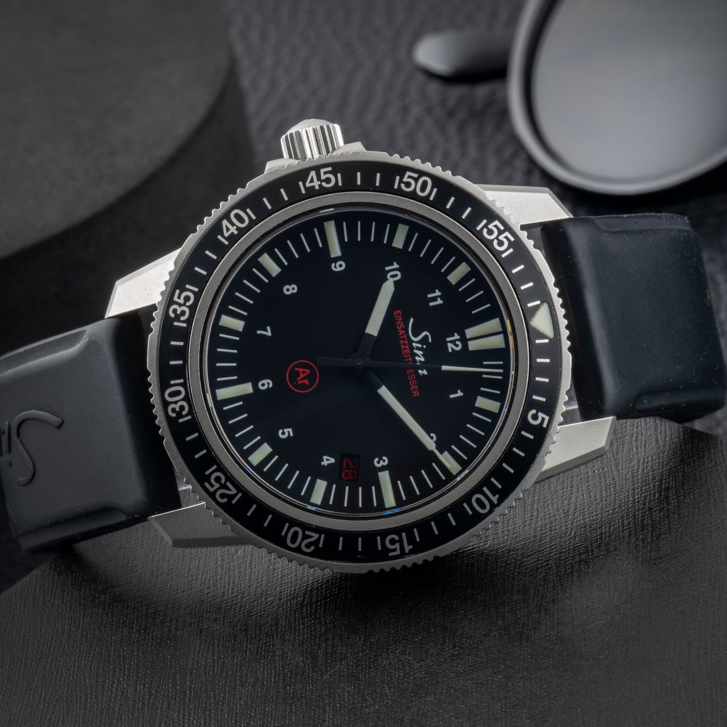 Sinn EZM 3 603.010 (Unknown (random serial)) - Black dial 41 mm Steel case (2/8)