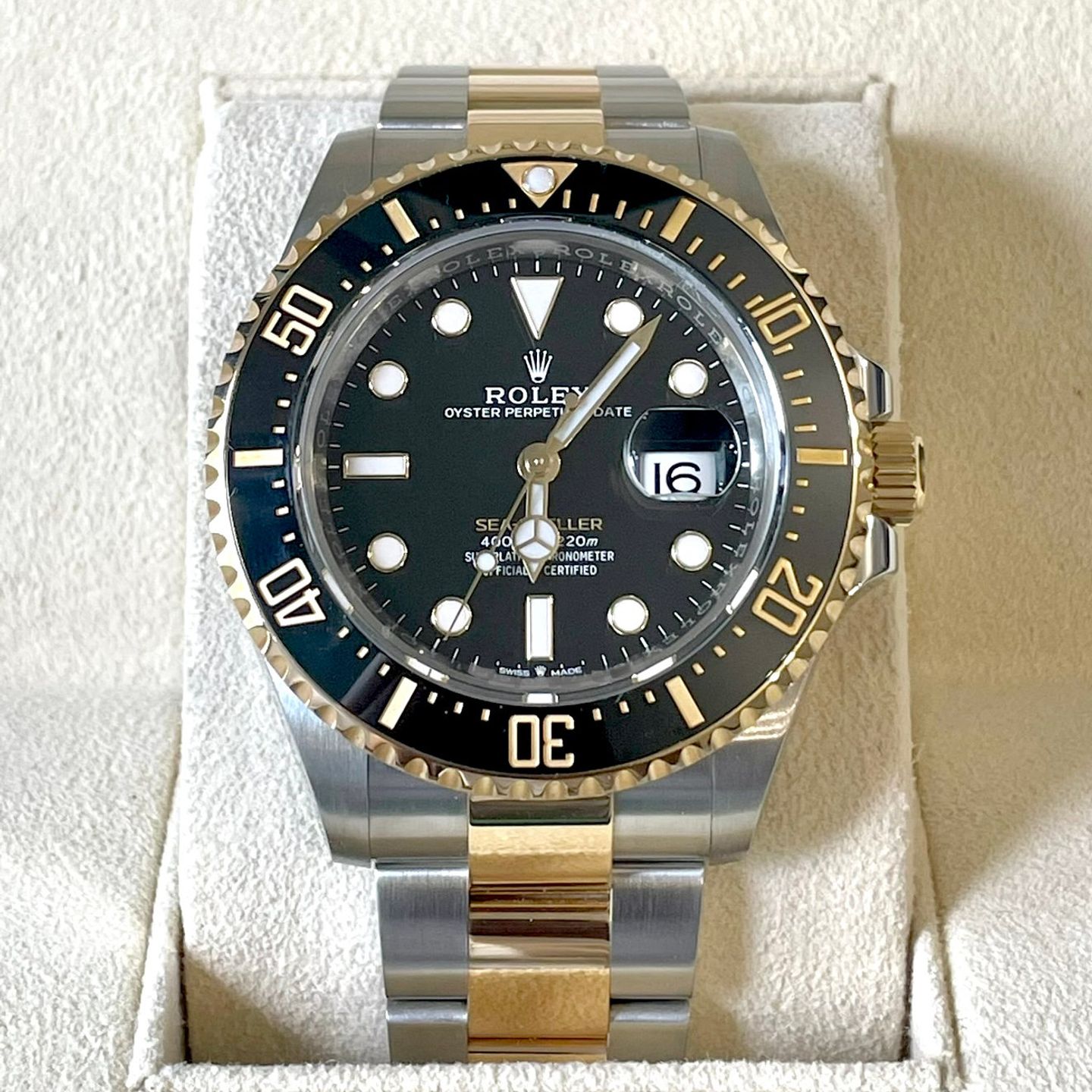 Rolex Sea-Dweller 126603 (2019) - Zwart wijzerplaat 43mm Goud/Staal (1/7)