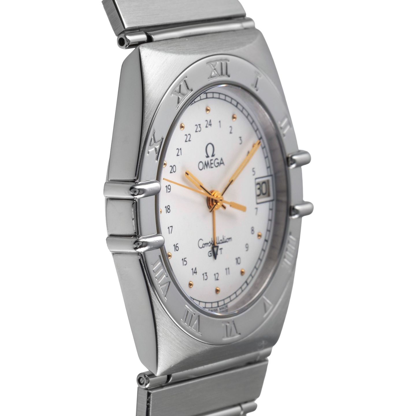 Omega Constellation Quartz 396.1060 (1985) - White dial 33 mm Steel case (7/8)