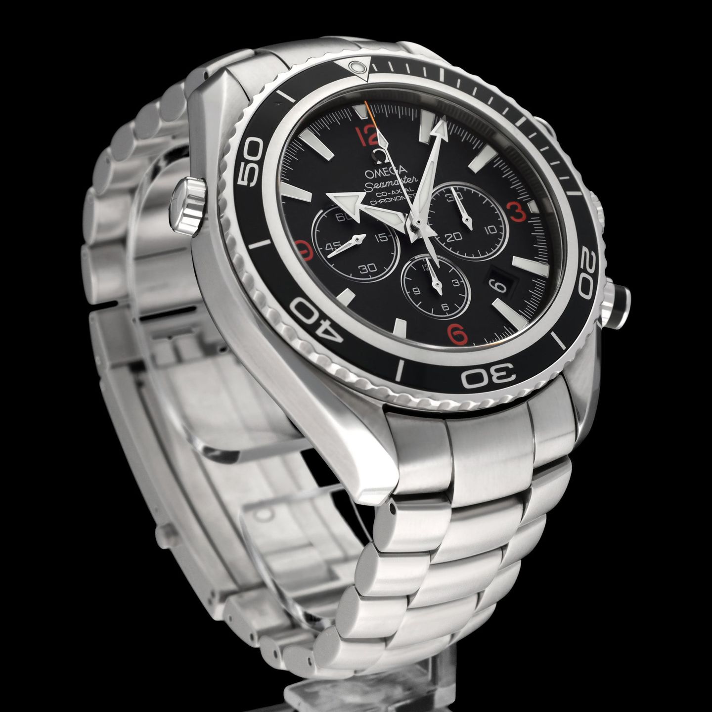 Omega Seamaster Planet Ocean Chronograph 2210.51.00 (2006) - Black dial 46 mm Steel case (6/8)