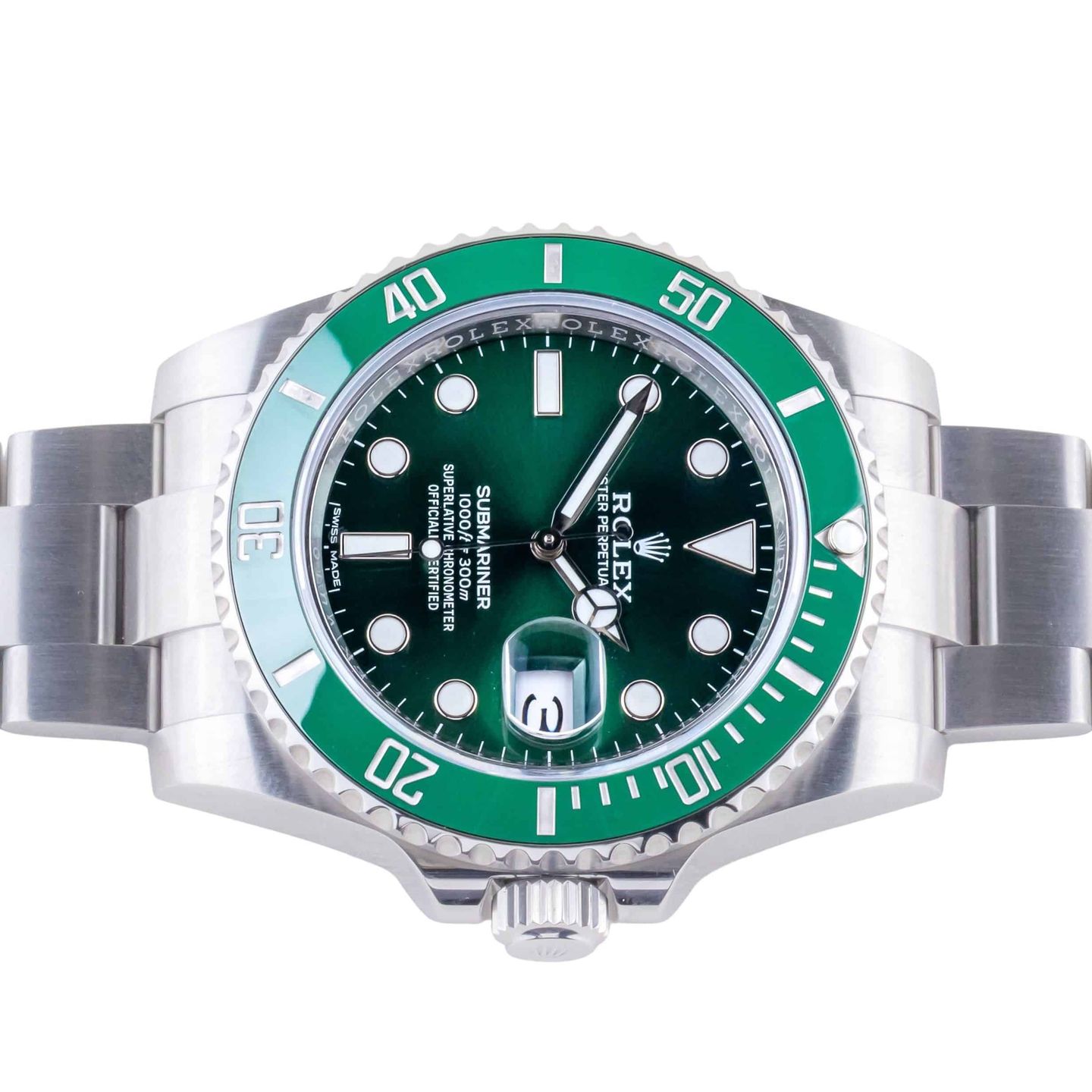 Rolex Submariner Date 116610LV (Onbekend (willekeurig serienummer)) - Groen wijzerplaat 40mm Staal (5/8)