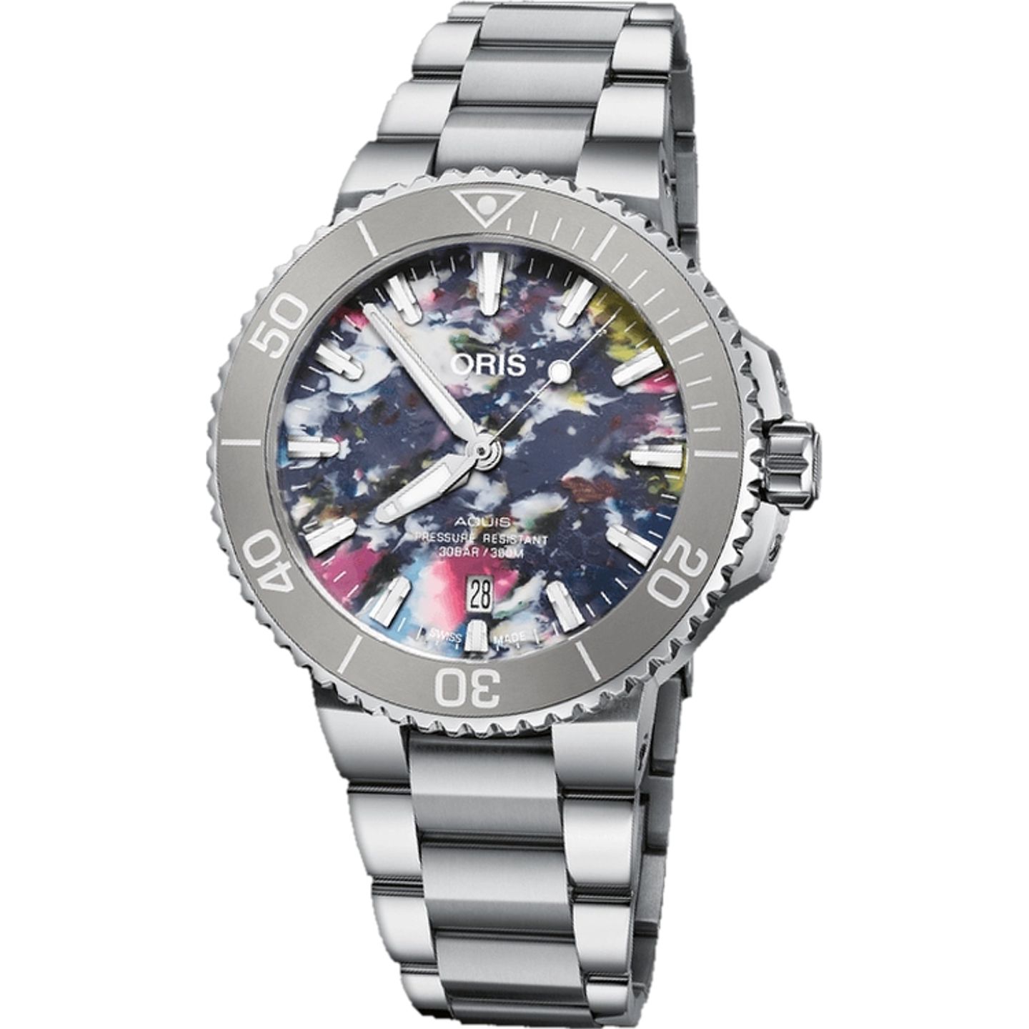 Oris Aquis Date 01 733 7766 4135 07 4 22 64FC (2026) - 42mm Staal (1/1)