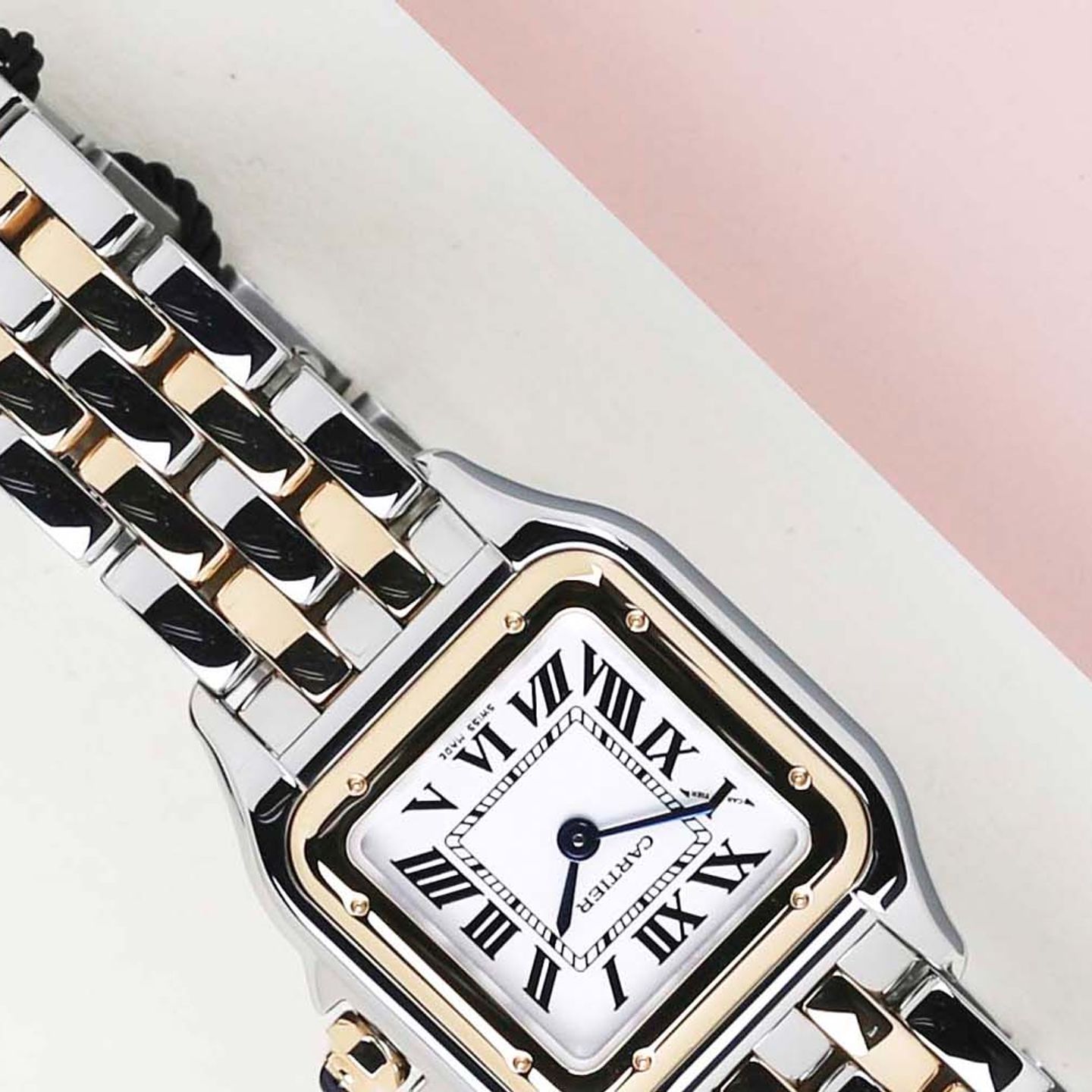 Cartier Panthère W2PN0006 (2024) - White dial 30 mm Gold/Steel case (4/8)