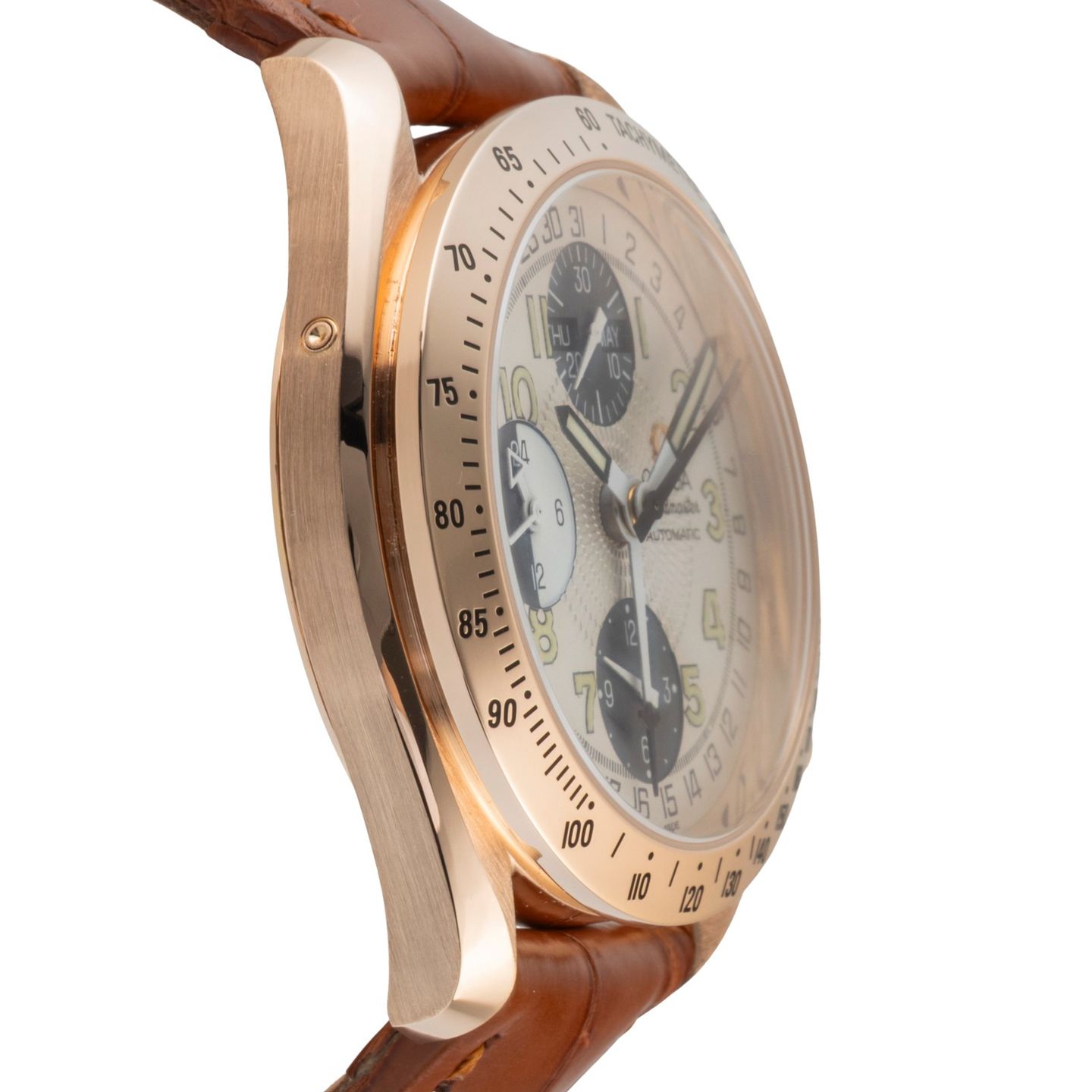 Omega Speedmaster Date 175.0084 (Onbekend (willekeurig serienummer)) - Zilver wijzerplaat 39mm Roodgoud (7/8)