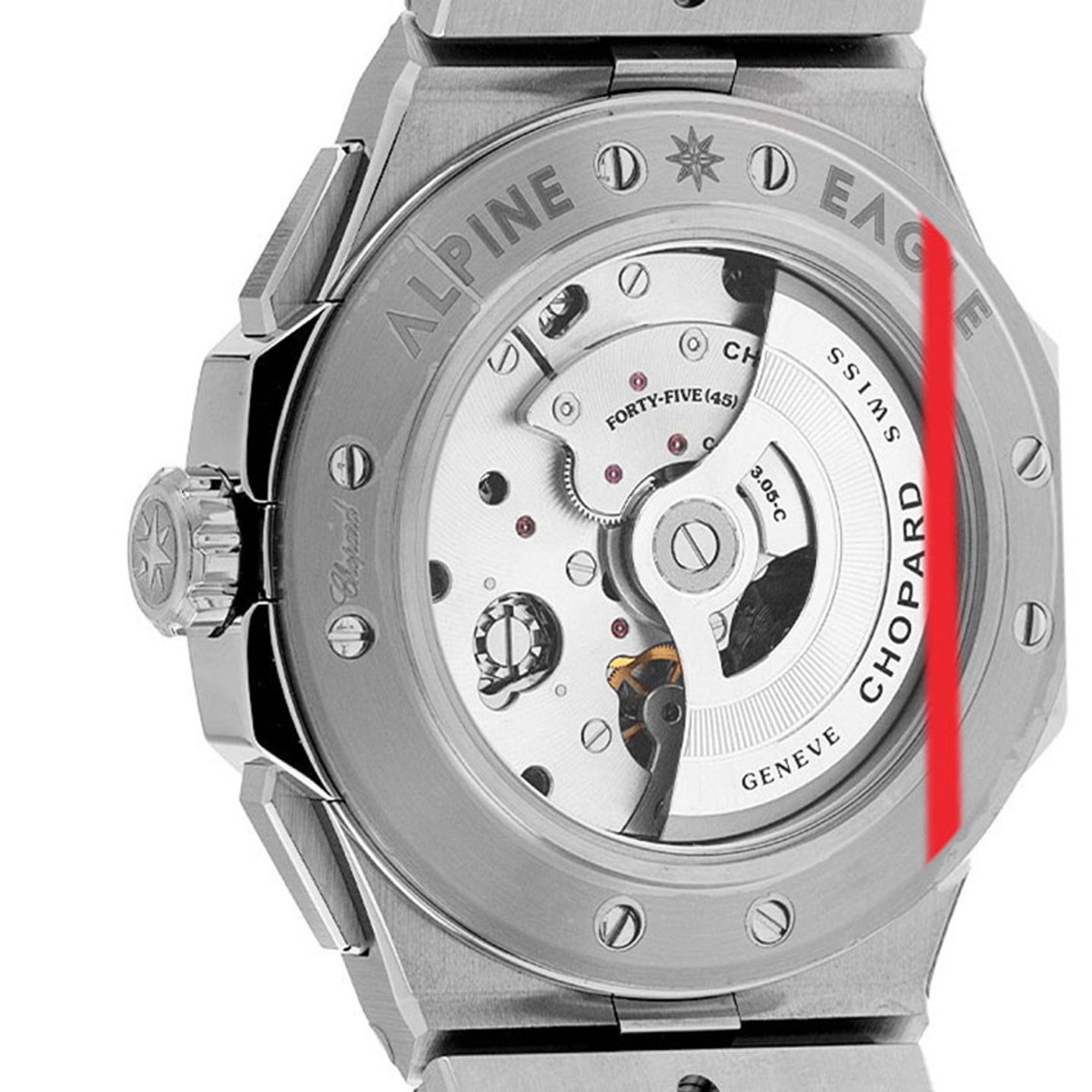 Chopard Alpine Eagle 298609-3002 (2024) - Black dial 44 mm Steel case (6/7)