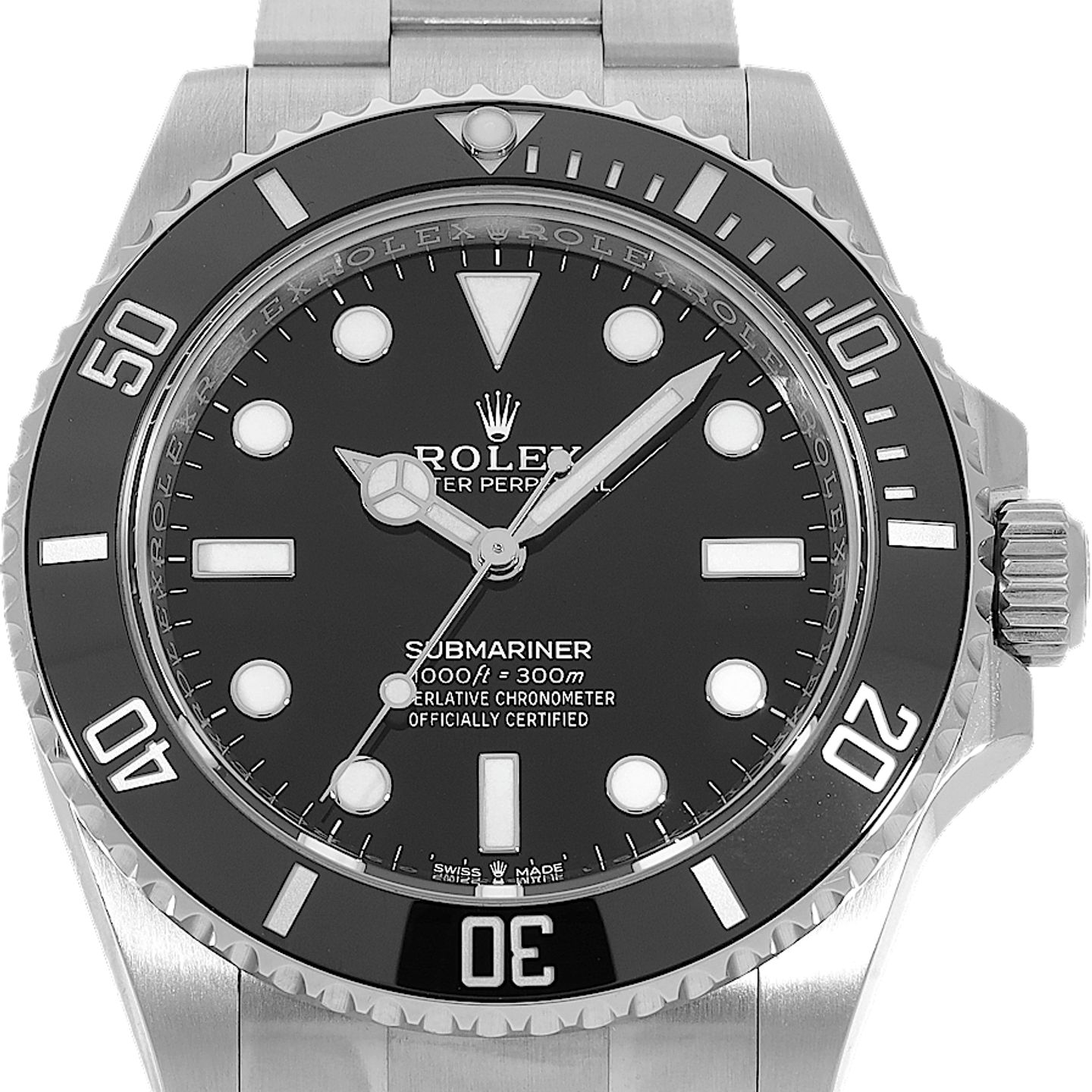 Rolex Submariner No Date 124060 (2022) - Black dial 41 mm Steel case (1/3)