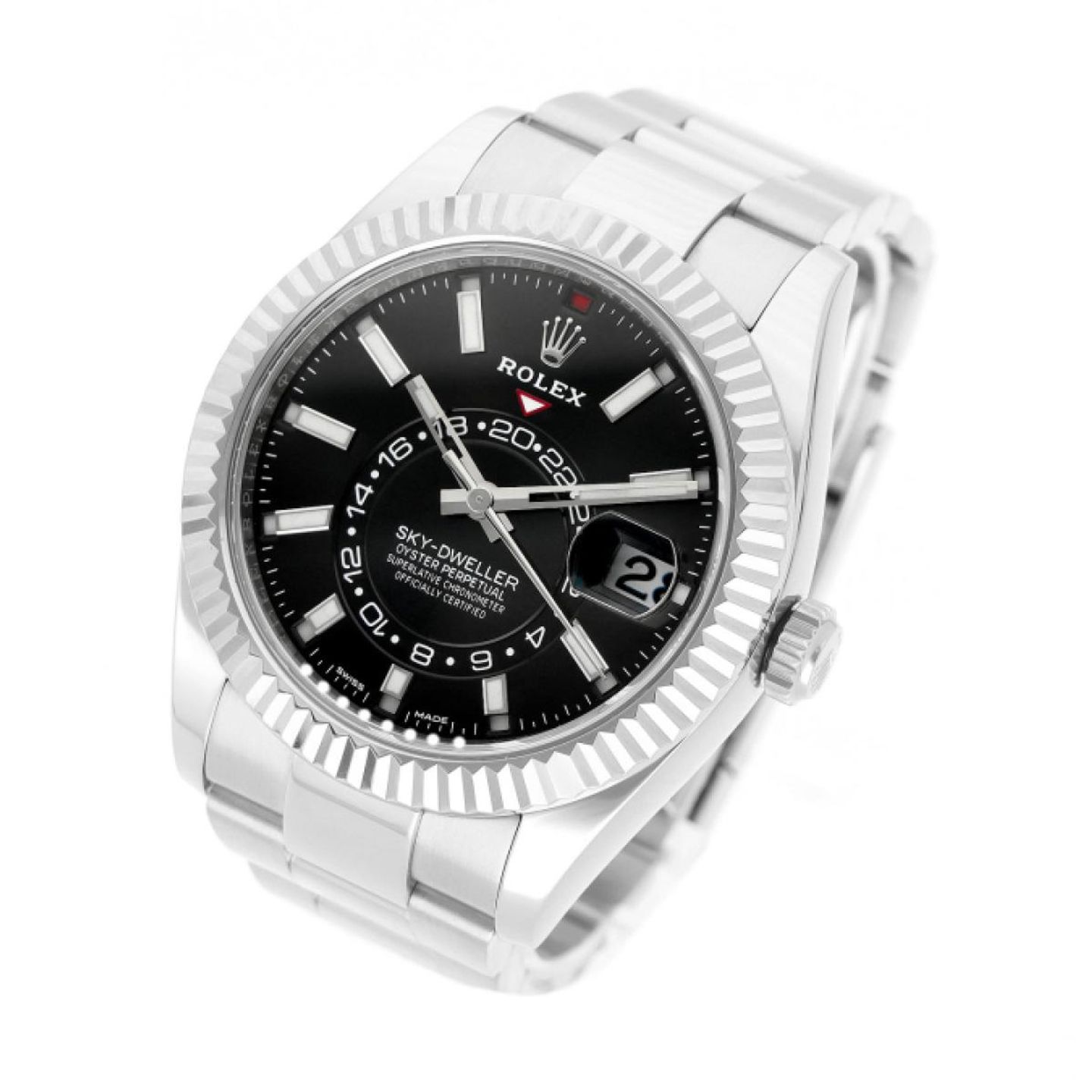 Rolex Sky-Dweller 326934 (2021) - Black dial 42 mm Steel case (2/5)