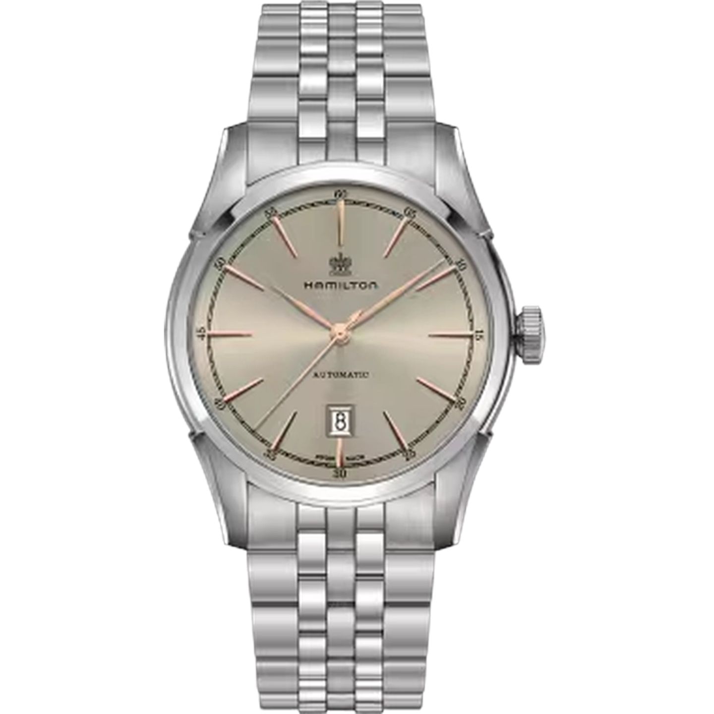 Hamilton Spirit of Liberty H42415102 (2025) - Beige wijzerplaat 42mm Staal (1/1)