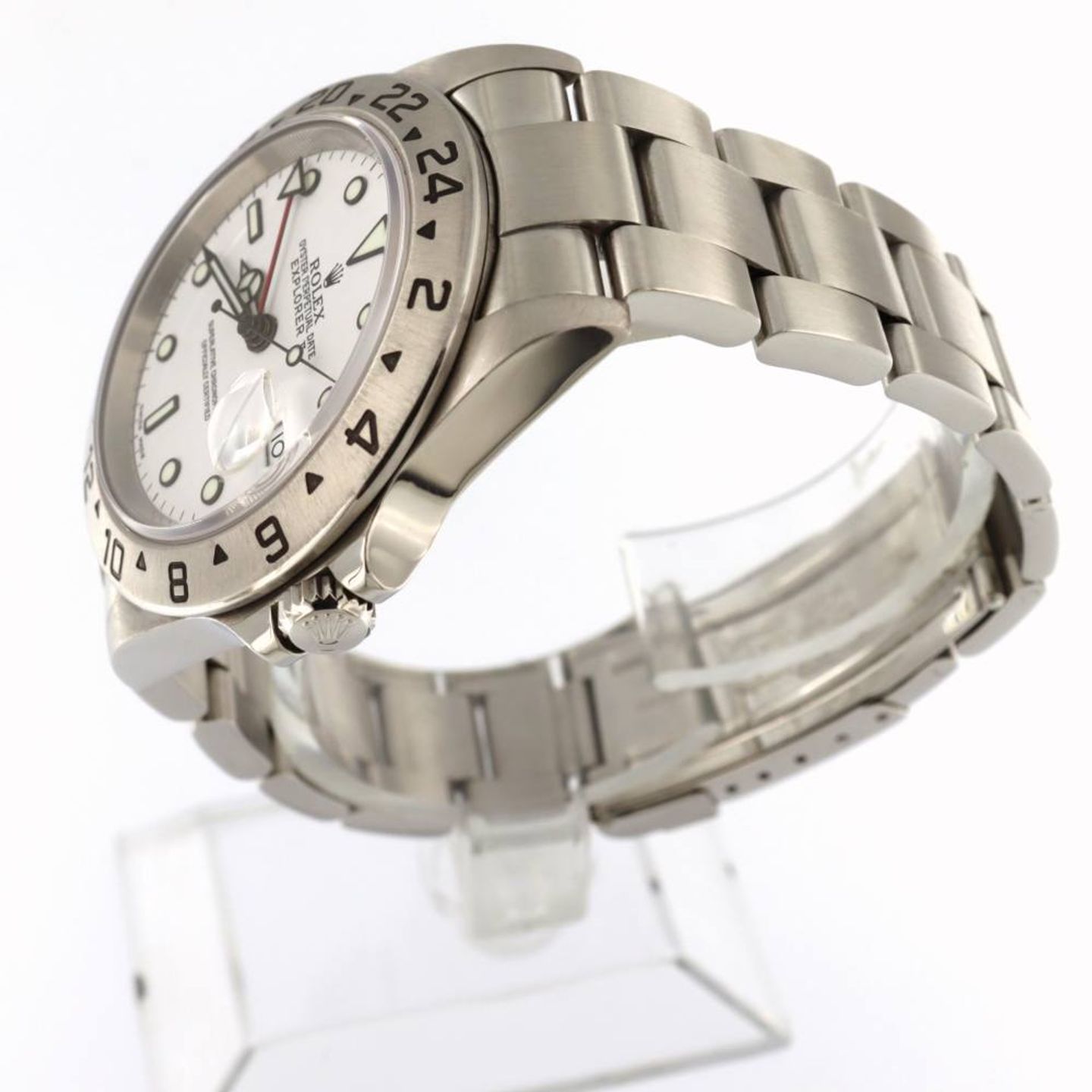 Rolex Explorer II 16570 (2005) - White dial 40 mm Steel case (2/7)