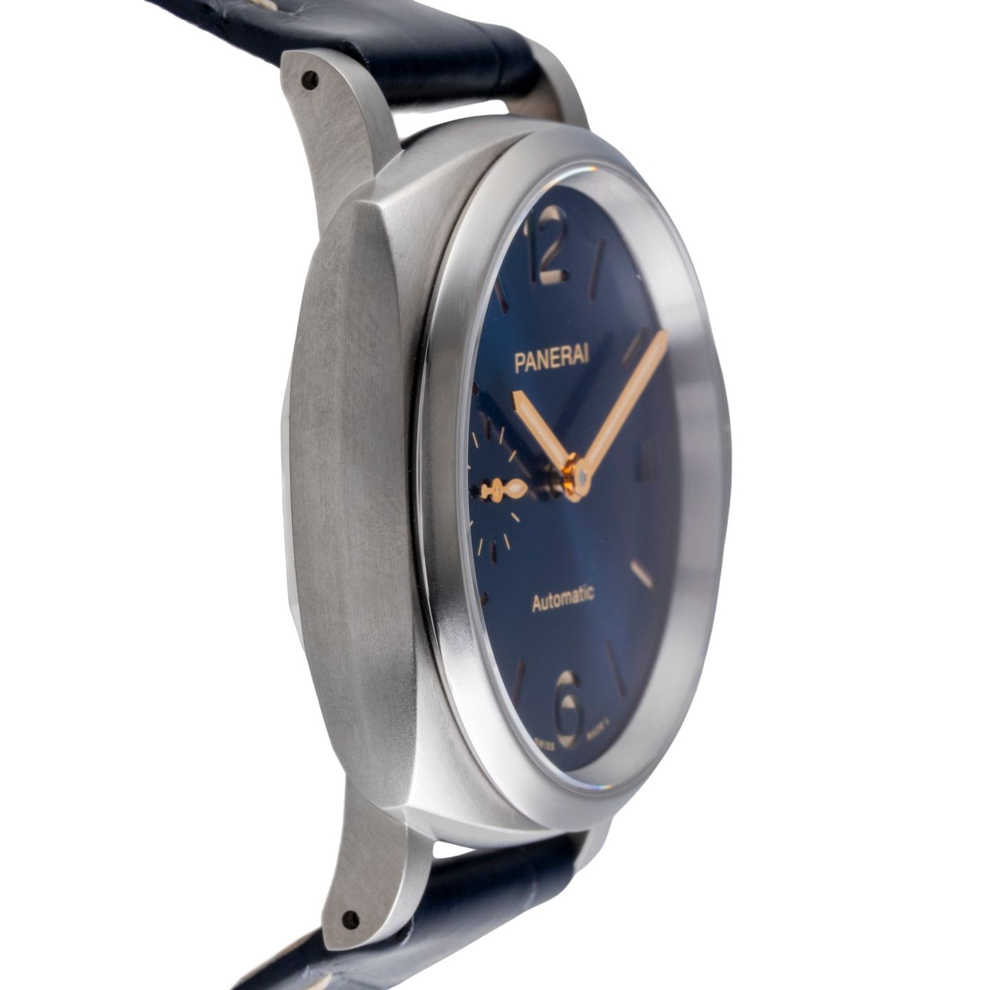 Panerai Luminor Due PAM00926 (Onbekend (willekeurig serienummer)) - Blauw wijzerplaat 38mm Titanium (7/8)