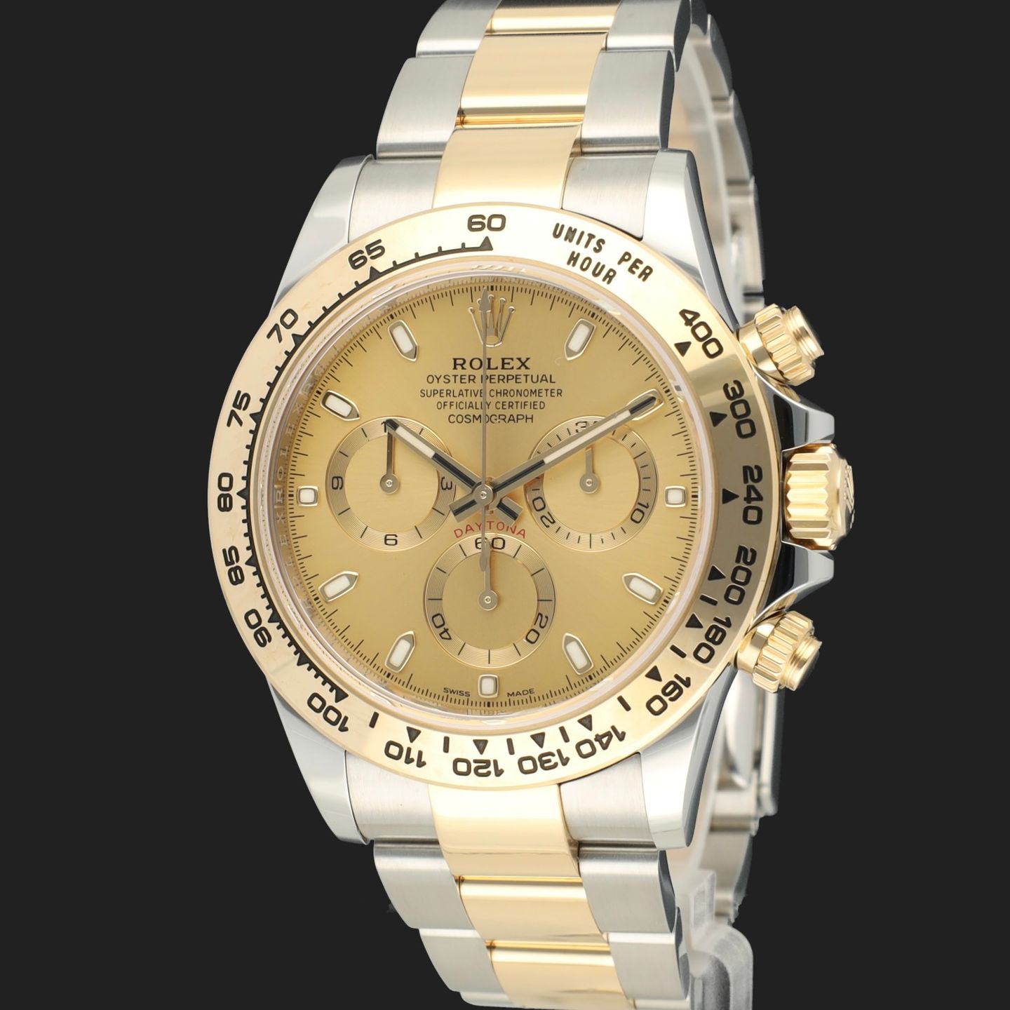 Rolex Daytona 116503 (2022) - Champagne dial 40 mm Gold/Steel case (1/8)