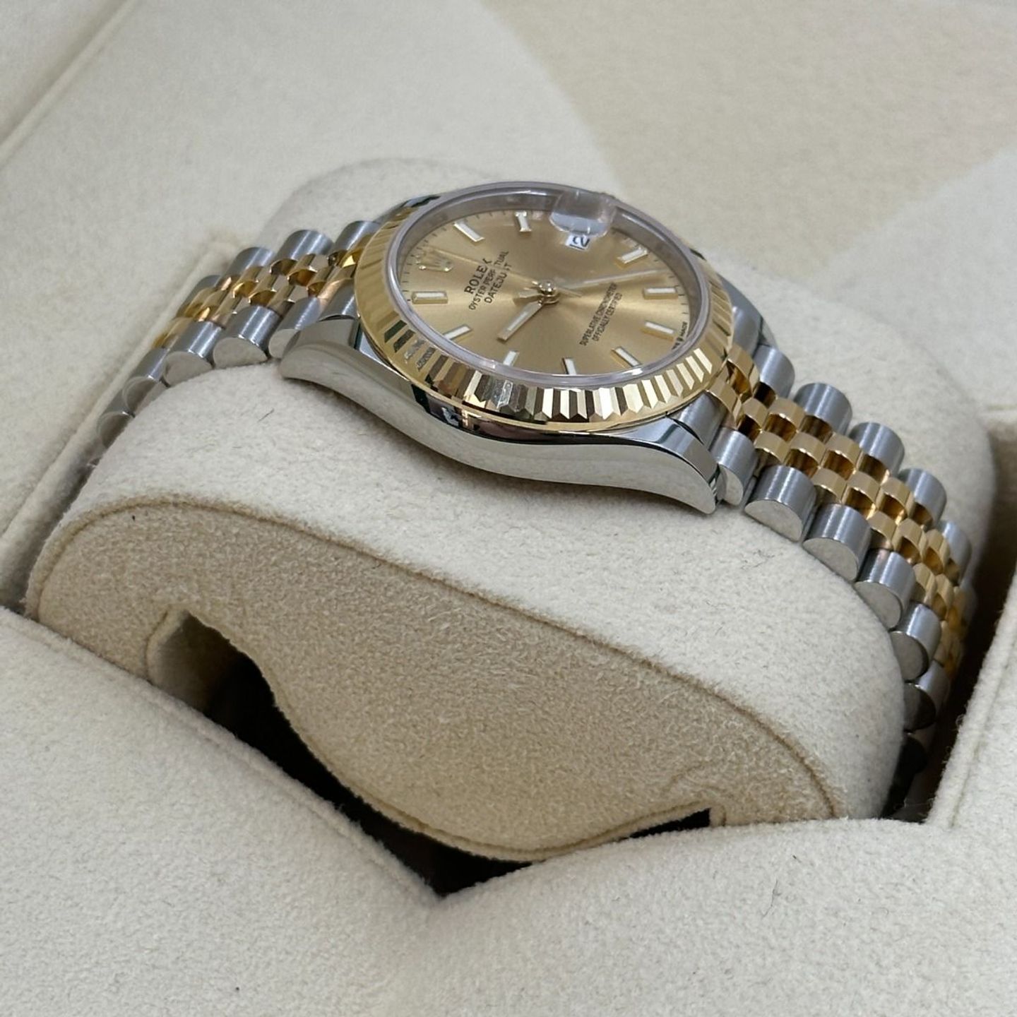 Rolex Datejust 31 278273 (2024) - Champagne wijzerplaat 31mm Staal (6/8)