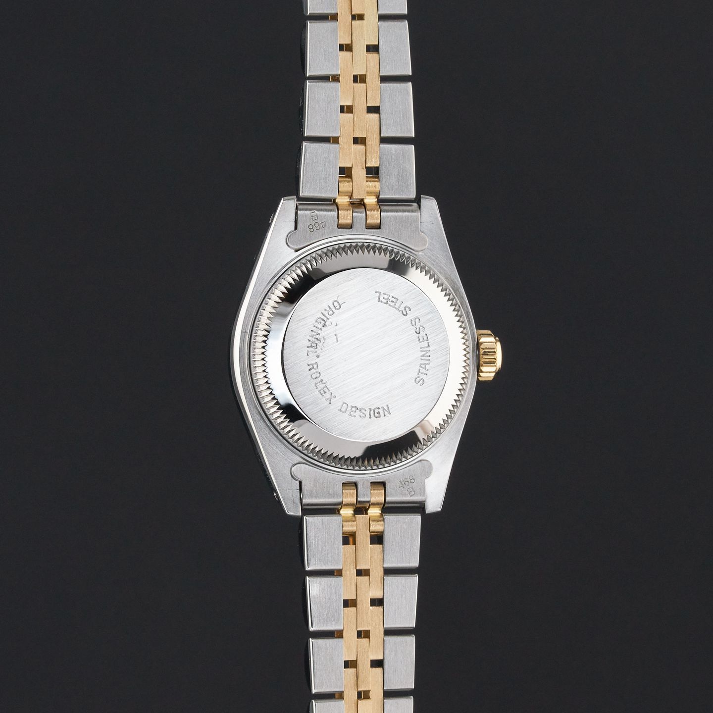 Rolex Lady-Datejust 69173 (1985) - Champagne wijzerplaat 26mm Goud/Staal (7/8)