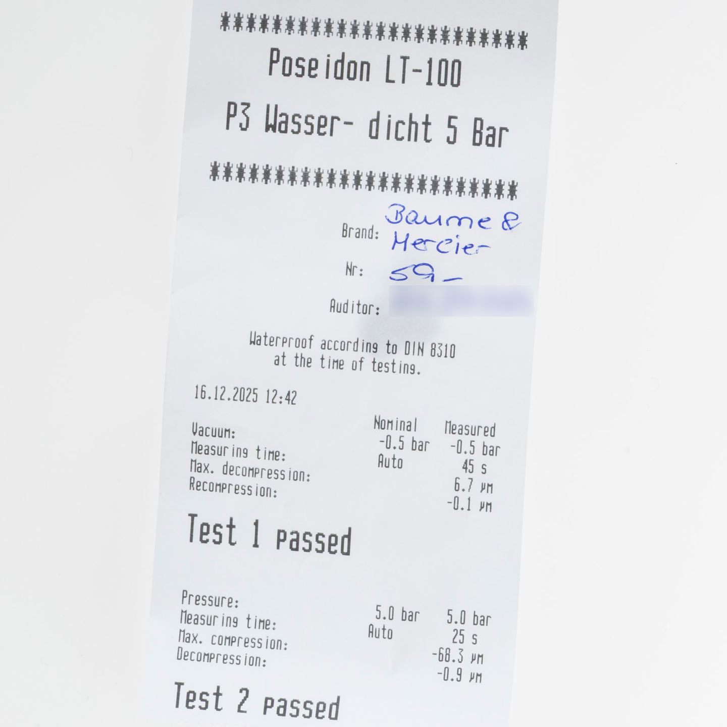 Baume & Mercier Clifton M0A10550 (Onbekend (willekeurig serienummer)) - Grijs wijzerplaat 40mm Staal (5/8)