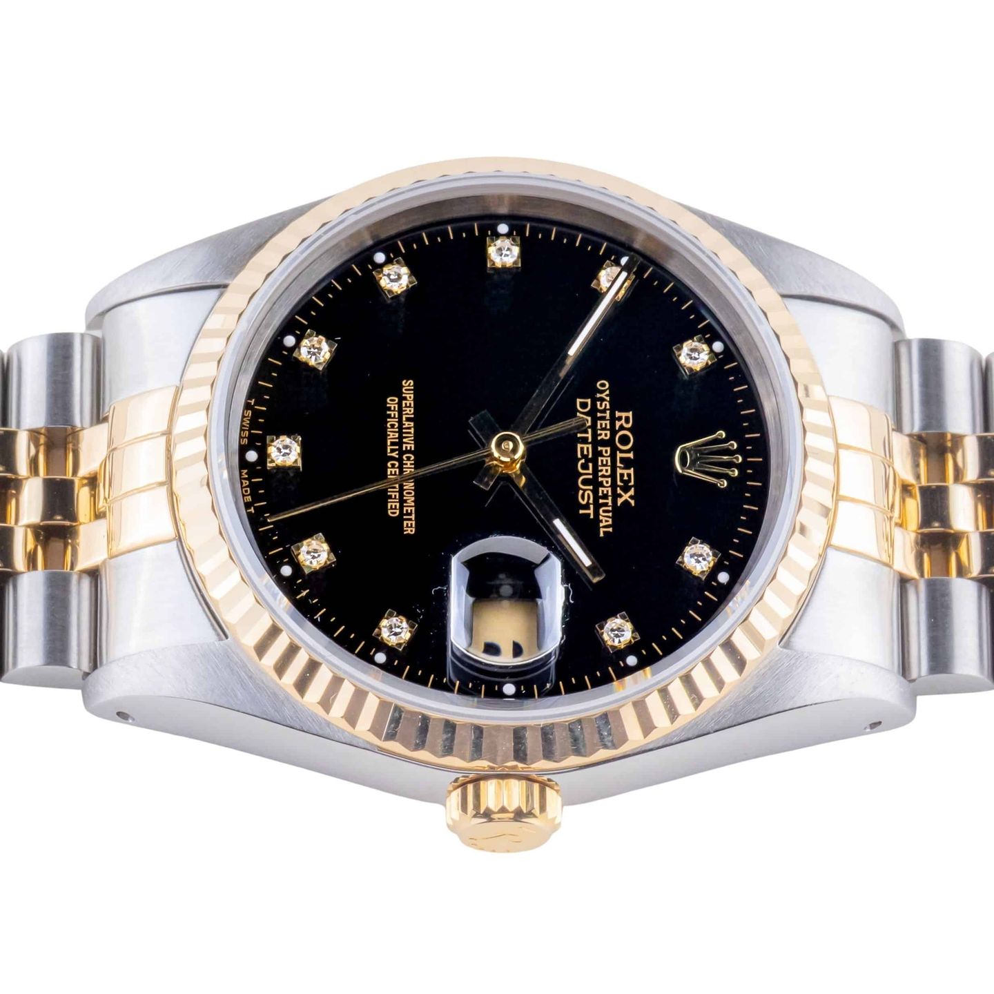 Rolex Datejust 36 16233 (1990) - 36 mm Gold/Steel case (6/8)