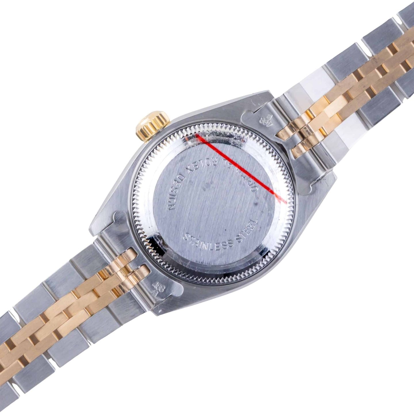 Rolex Lady-Datejust 69173 (1993) - Silver dial 26 mm Gold/Steel case (4/8)