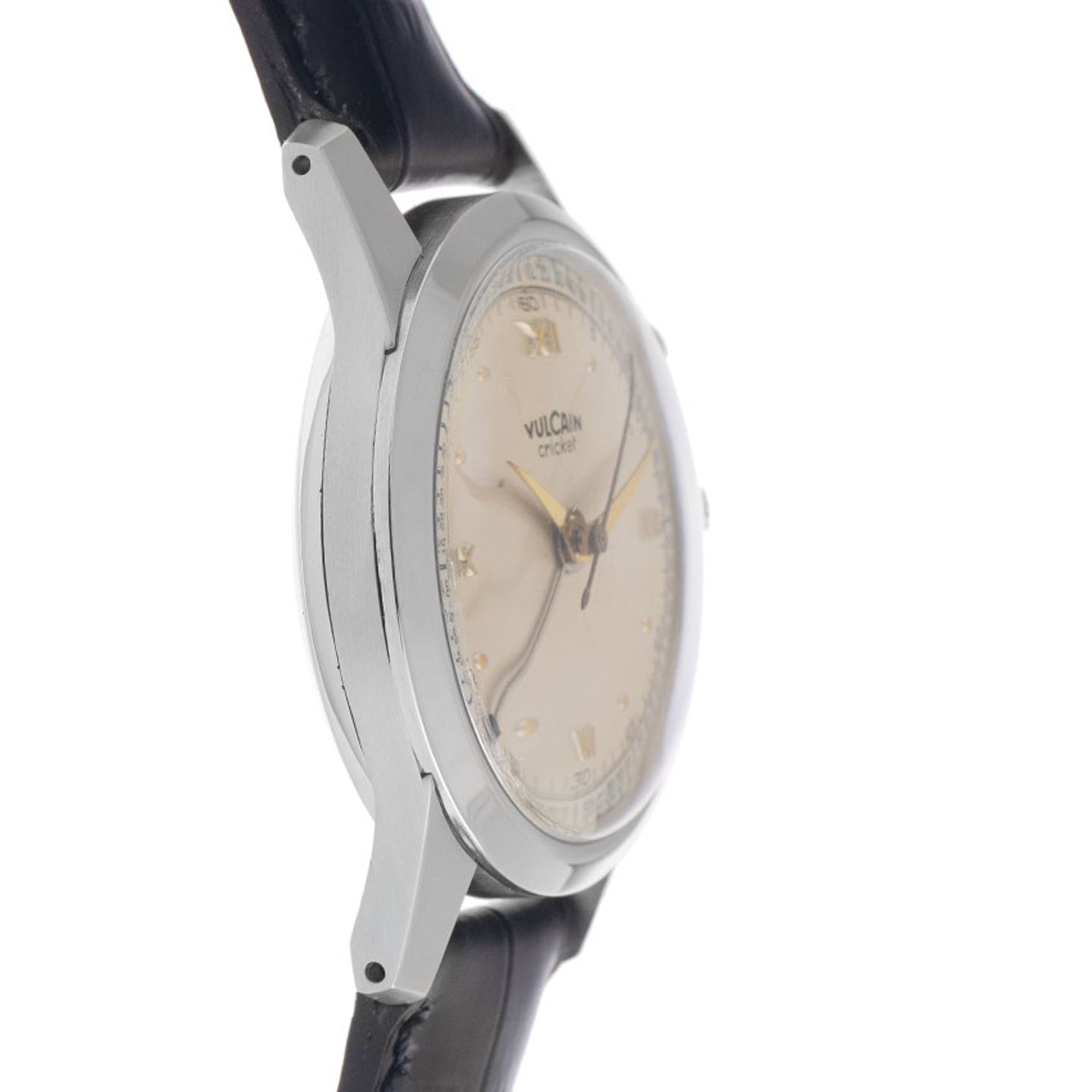 Vulcain Unknown Unknown (1969) - Silver dial 34 mm Steel case (5/8)