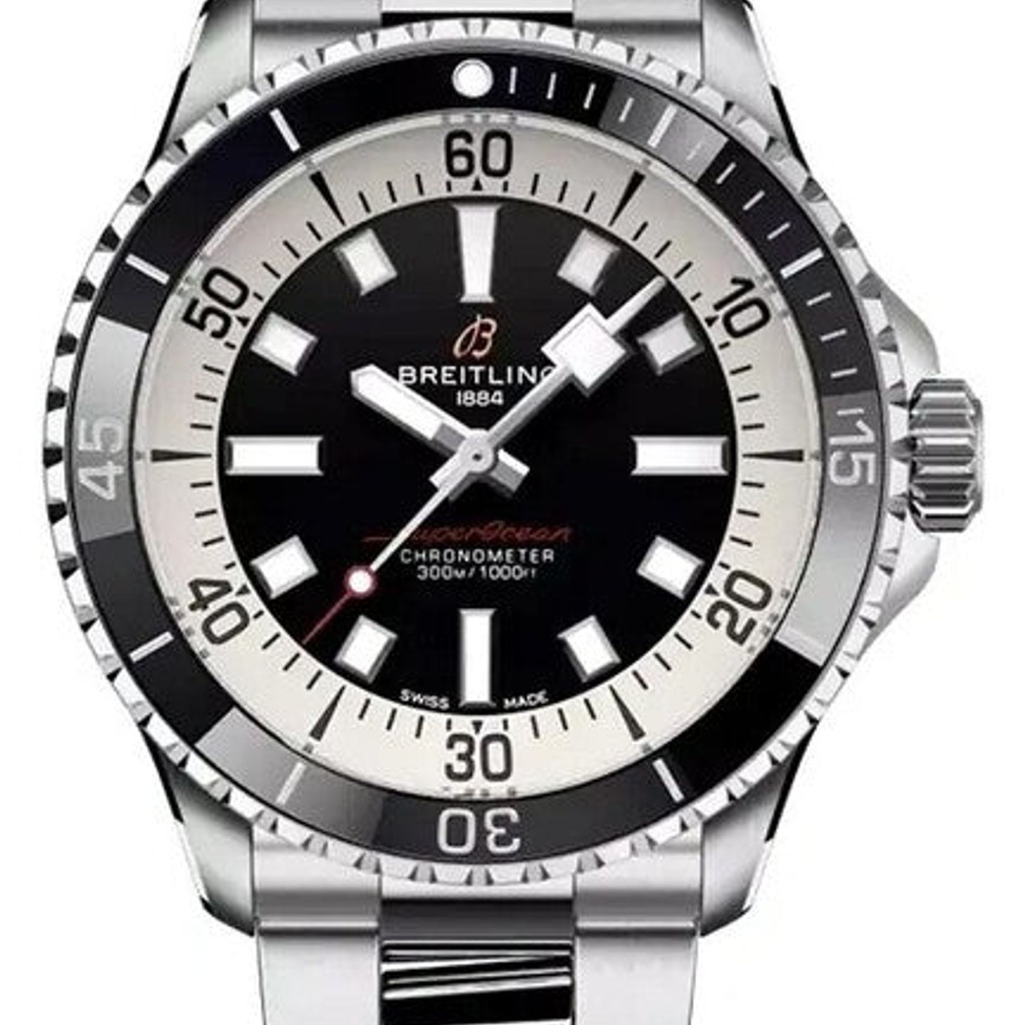 Breitling Superocean 42 A17375211B1A1 (2025) - Black dial 42 mm Steel case (1/1)