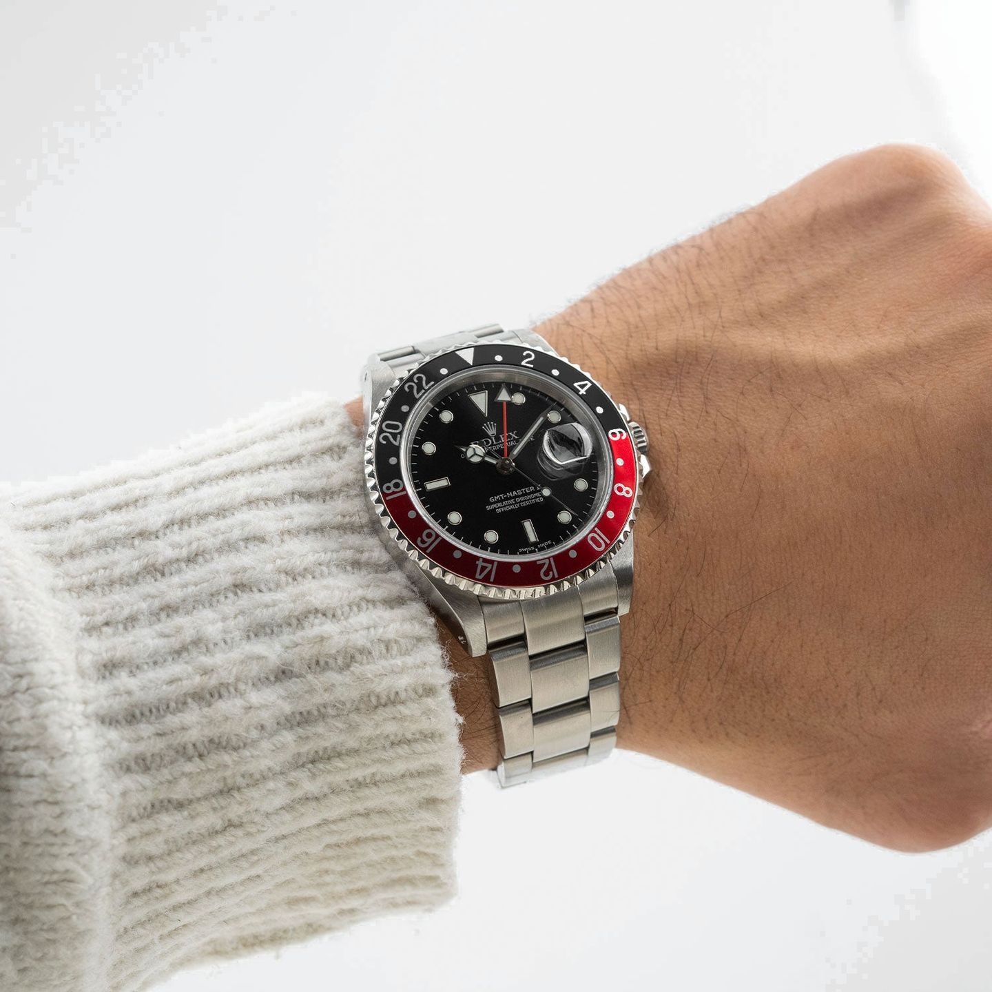 Rolex GMT-Master II 16710 (2000) - 40mm Staal (4/4)