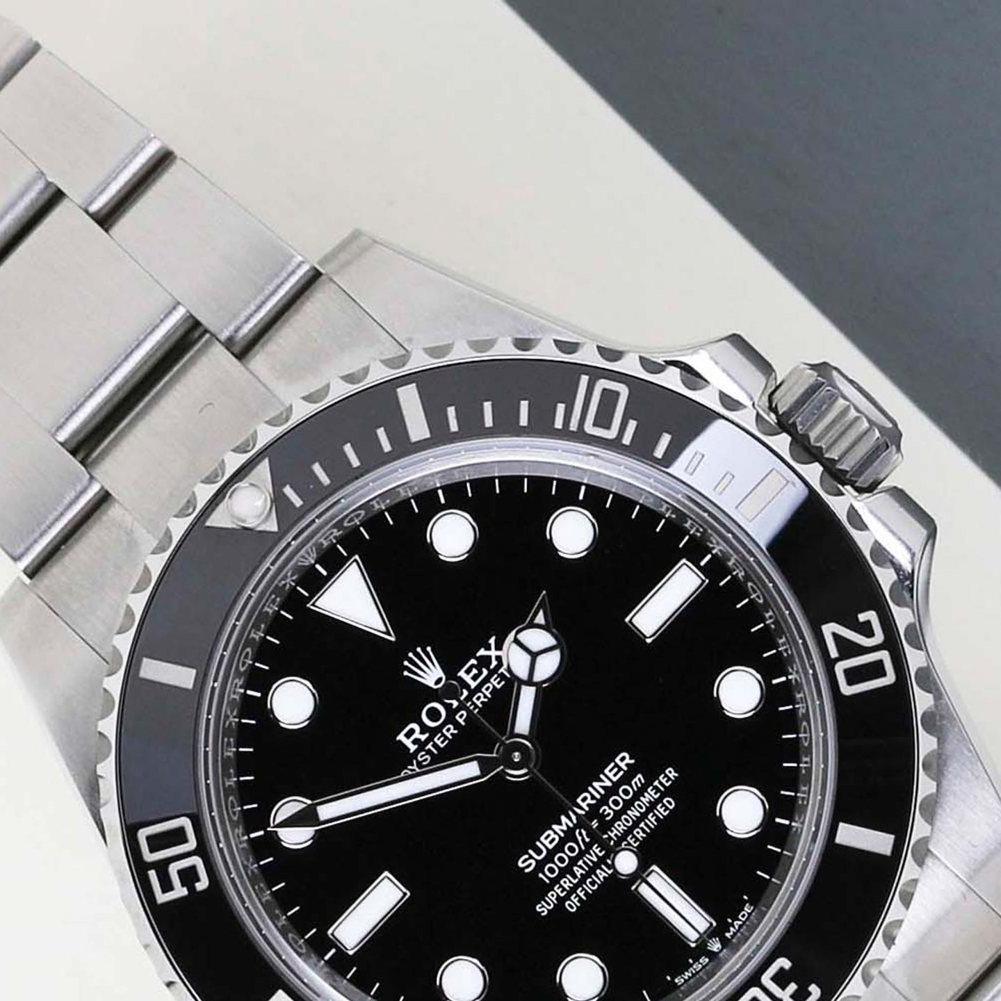 Rolex Submariner No Date 124060 (2024) - Zwart wijzerplaat 41mm Staal (3/8)