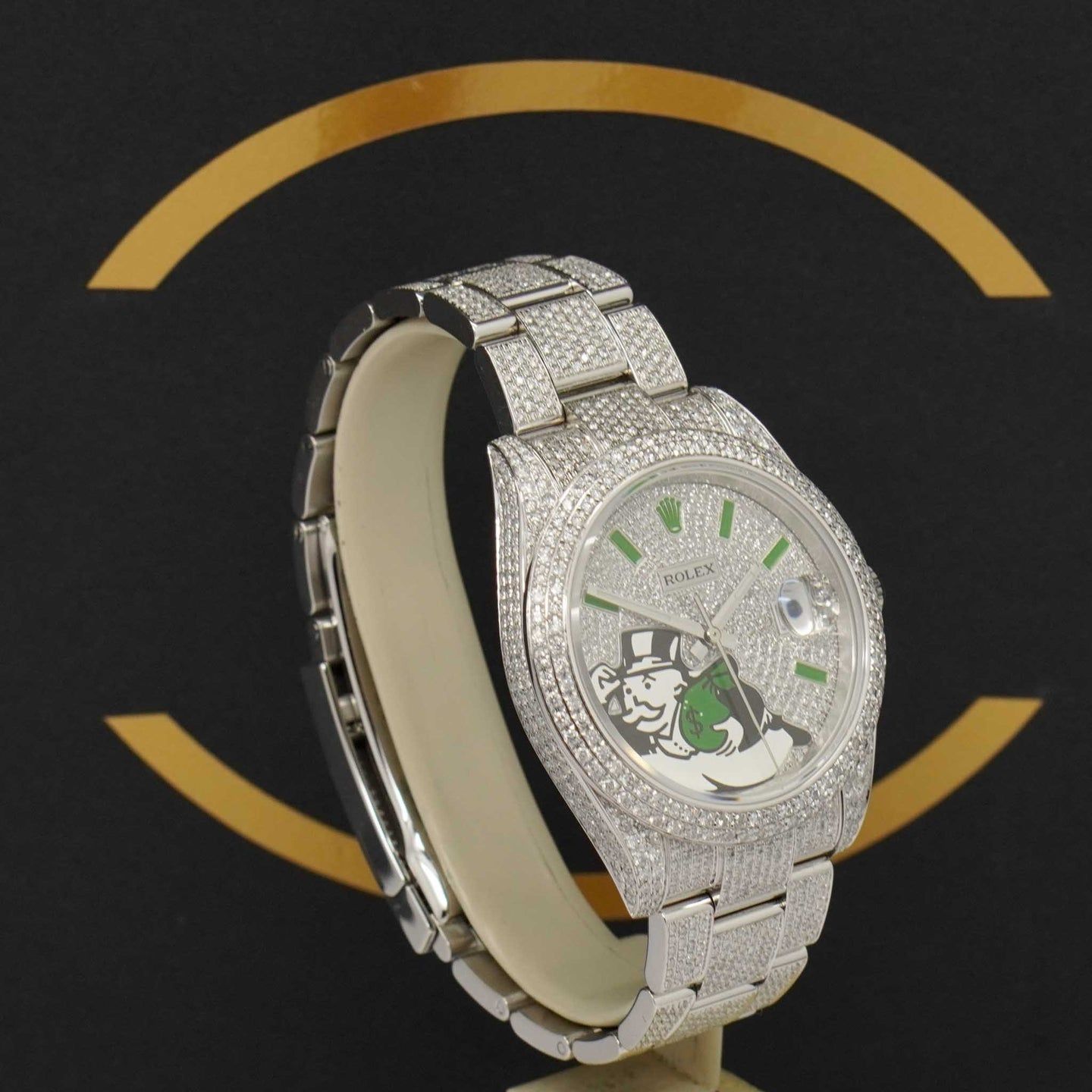 Rolex Datejust 41 126300 (2021) - Diamant wijzerplaat 41mm Staal (2/7)
