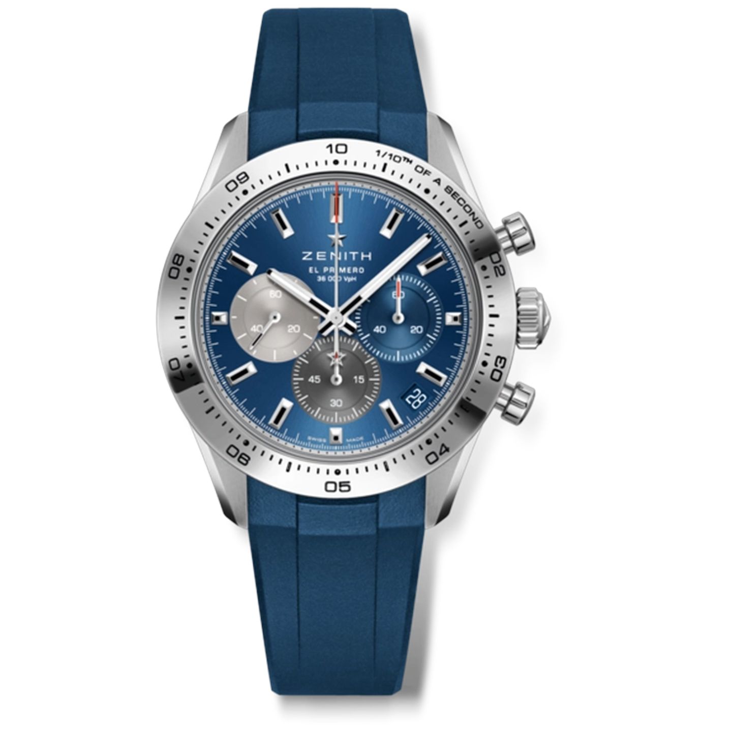 Zenith Chronomaster Sport 03.3114.3600/51.R950 (2026) - Blauw wijzerplaat 41mm Staal (1/1)