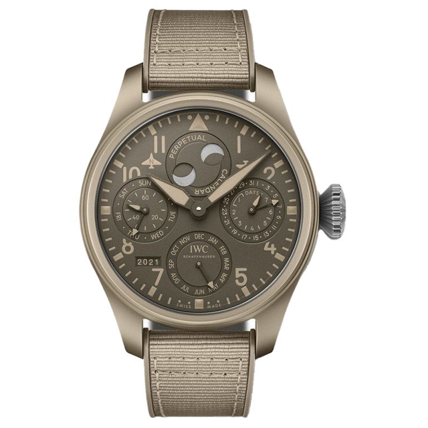 IWC Big Pilot IW503004 (2025) - Grijs wijzerplaat 47mm Keramiek (1/1)