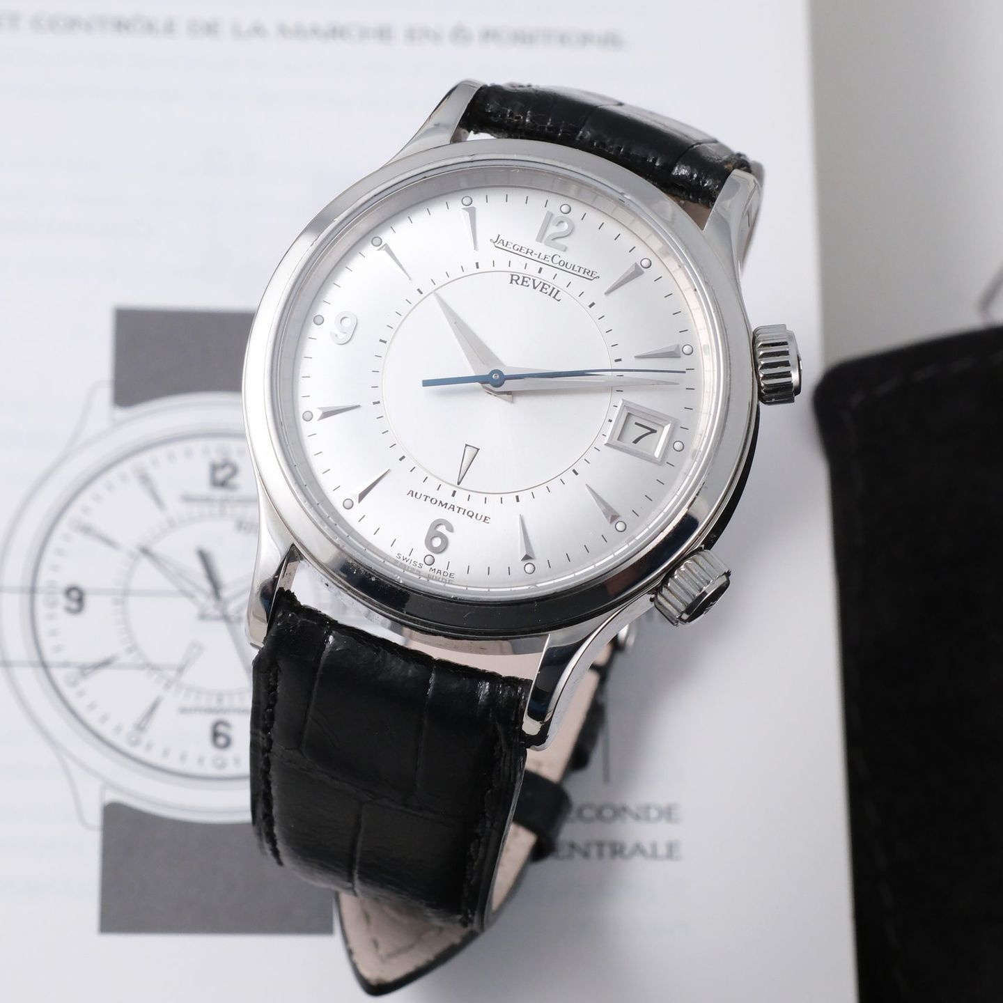 Jaeger-LeCoultre Master Memovox 141.8.97 (2000) - Silver dial 39 mm Steel case (6/8)