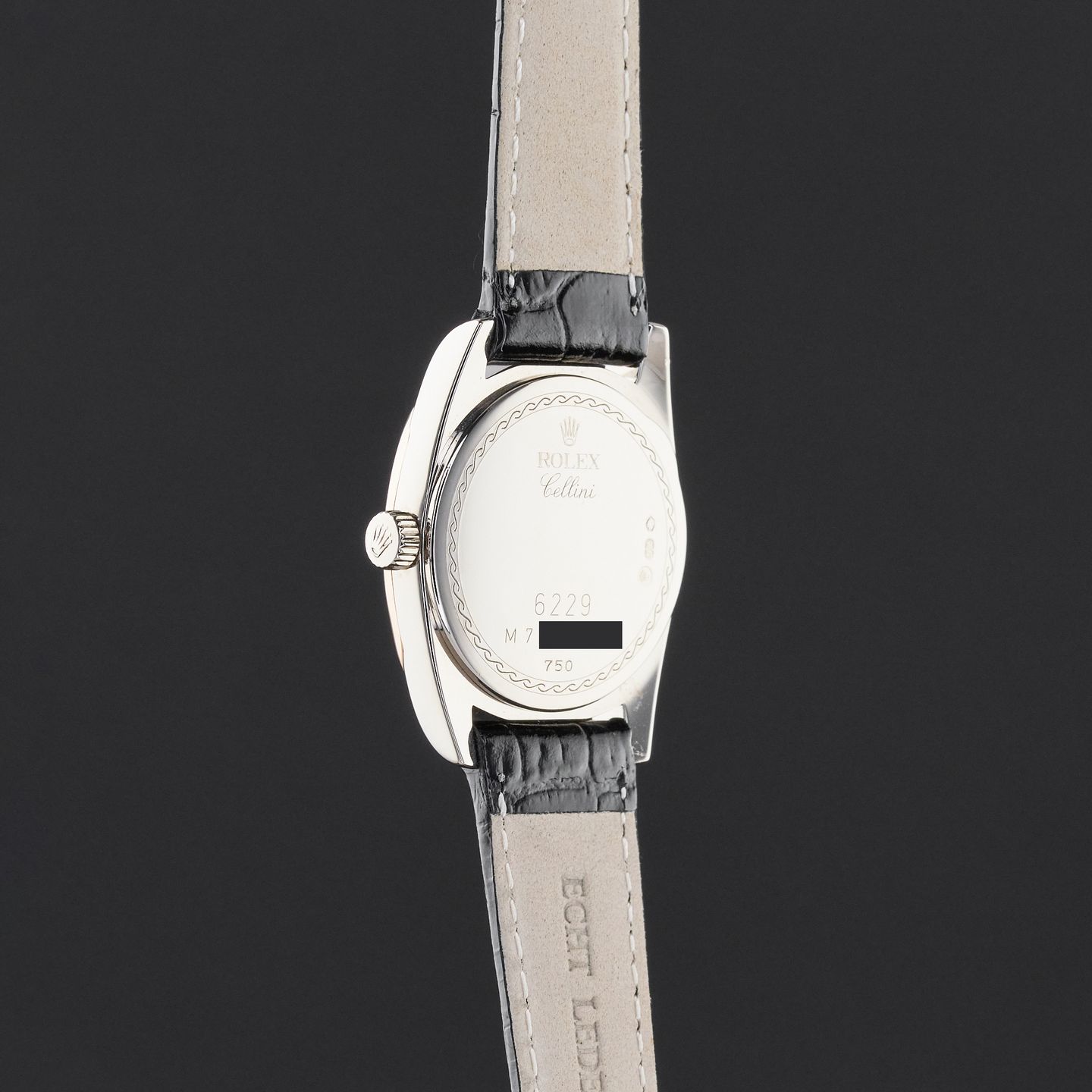 Rolex Cellini Danaos 6229 (2008) - Black dial 25 mm (7/8)