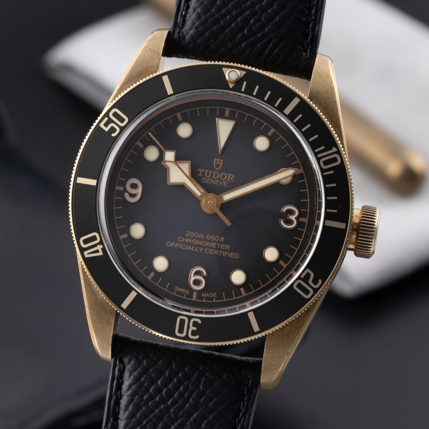 Tudor Black Bay Bronze 79250BA (Onbekend (willekeurig serienummer)) - Grijs wijzerplaat 43mm Brons (3/8)