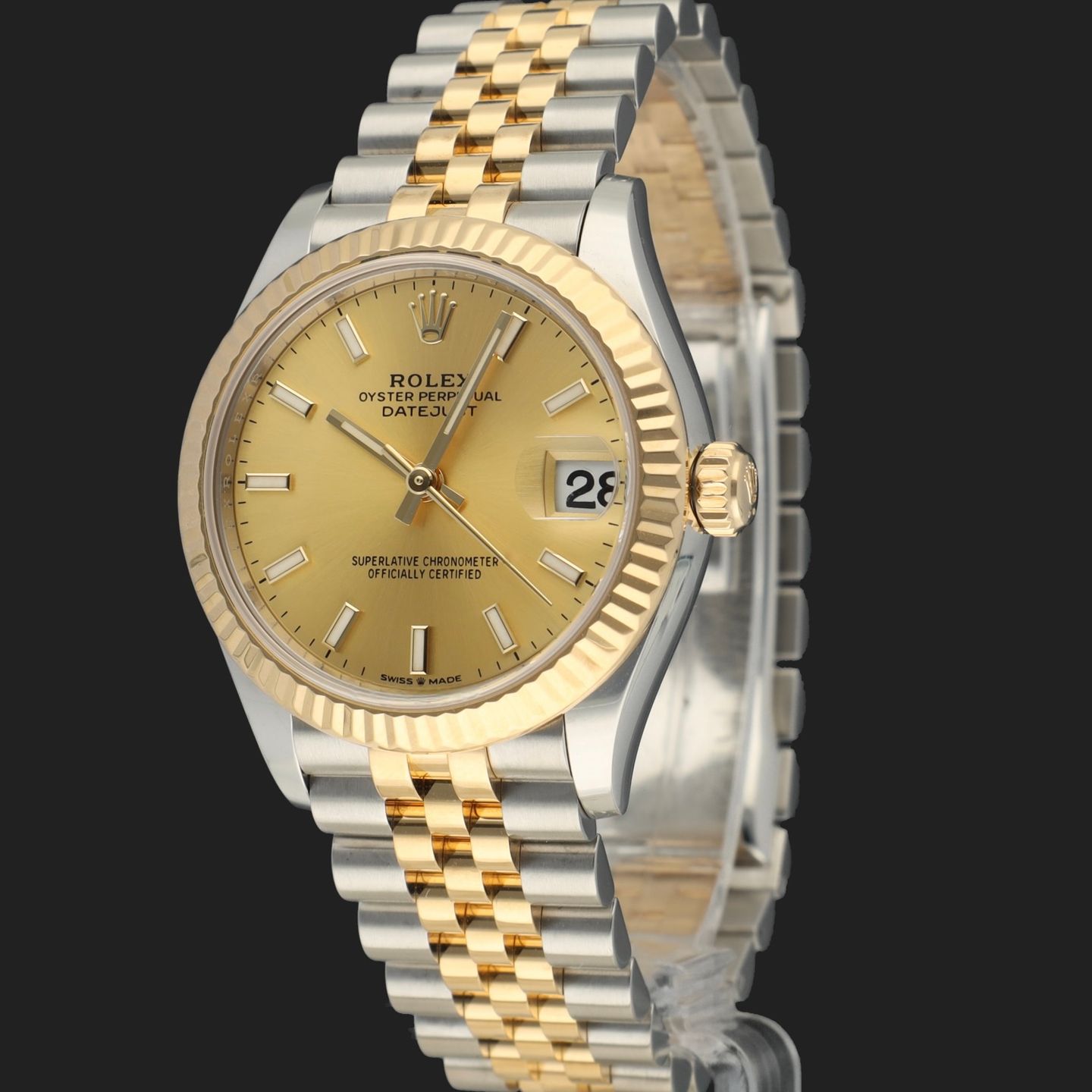 Rolex Datejust 31 278273 (2022) - 31 mm Gold/Steel case (1/8)