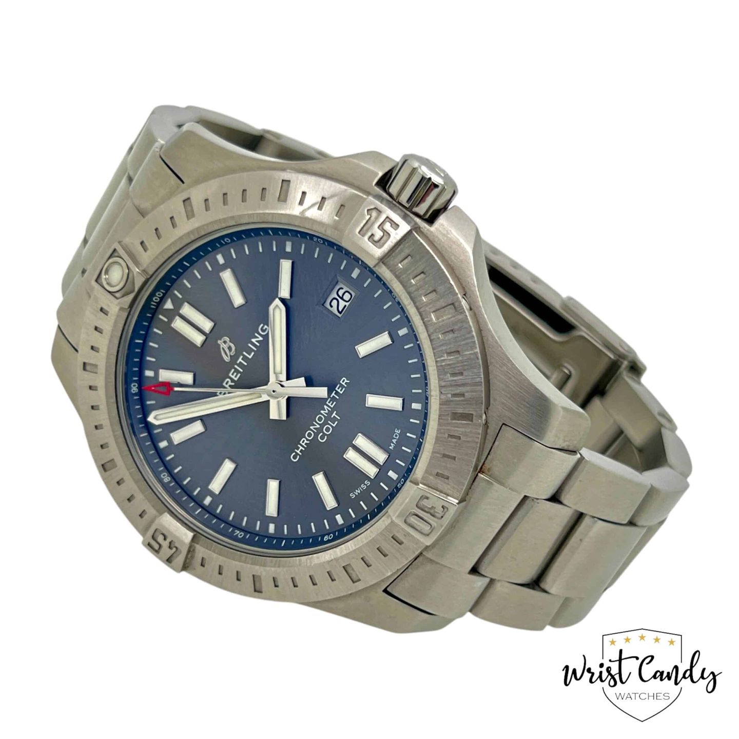 Breitling Chronomat Colt A17313101F1A1 (2021) - Grijs wijzerplaat 41mm Staal (4/8)