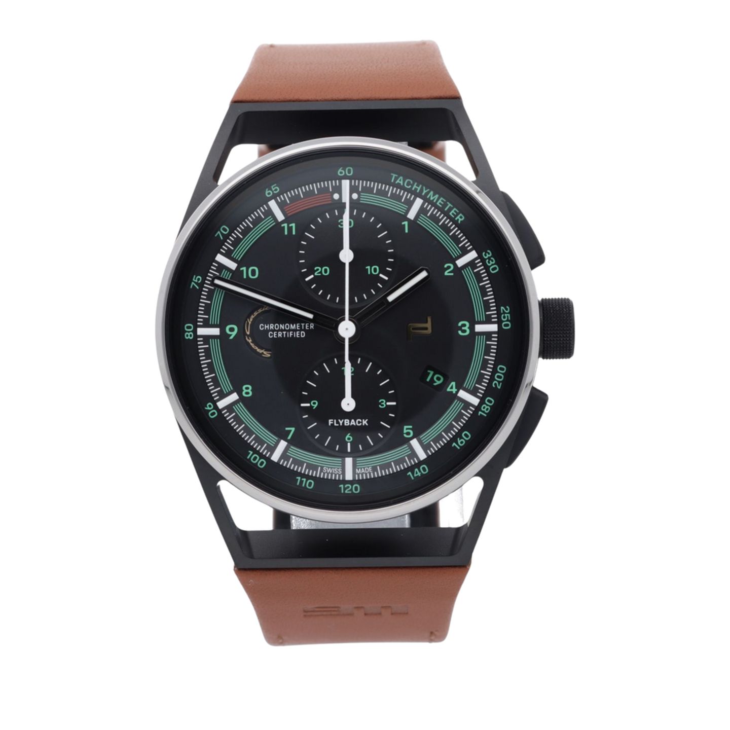 IWC Porsche Design IW3732 (2022) - Zwart wijzerplaat 36mm Titanium (1/7)