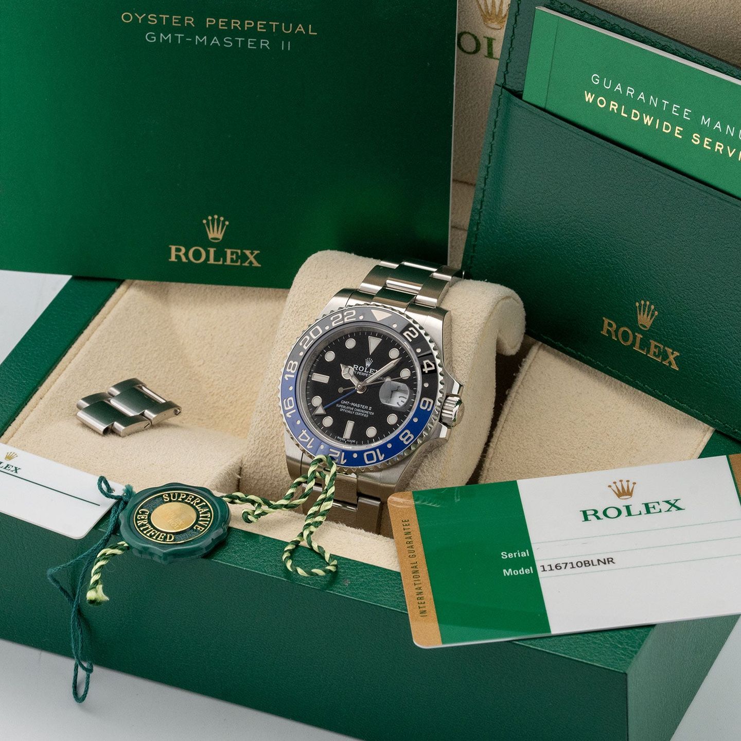 Rolex GMT-Master II 116710BLNR (2017) - Black dial 40 mm Steel case (5/5)