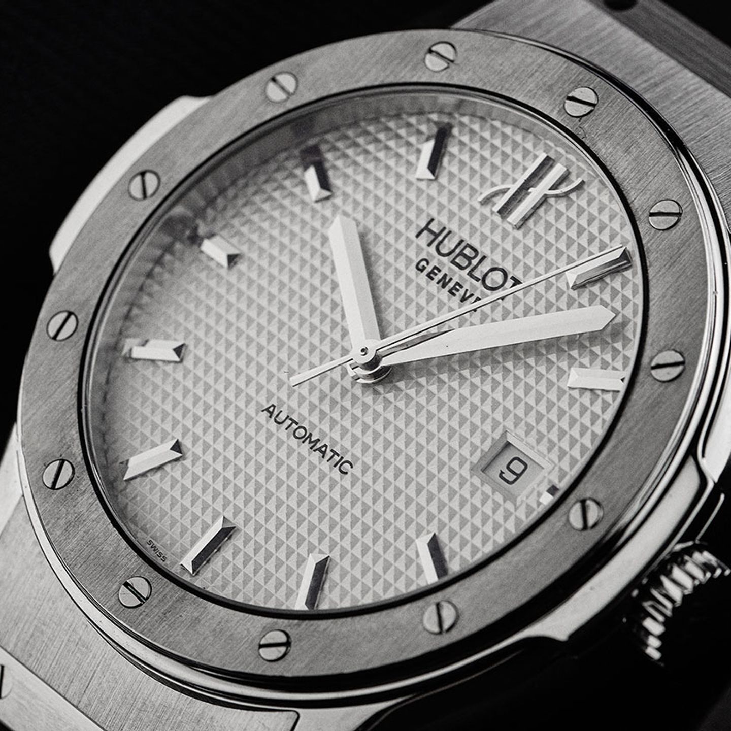 Hublot Classic Fusion B1915.1 (2005) - Black dial 42 mm Steel case (3/7)
