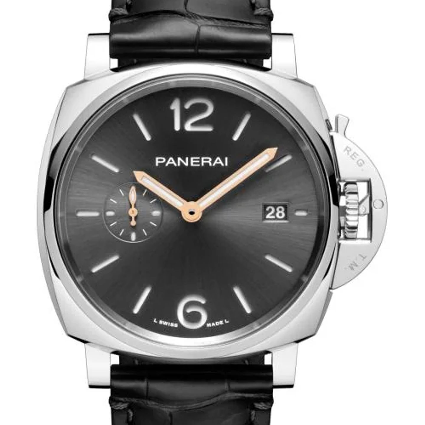 Panerai Luminor Due PAM01250 (2026) - Grijs wijzerplaat 42mm Staal (1/1)