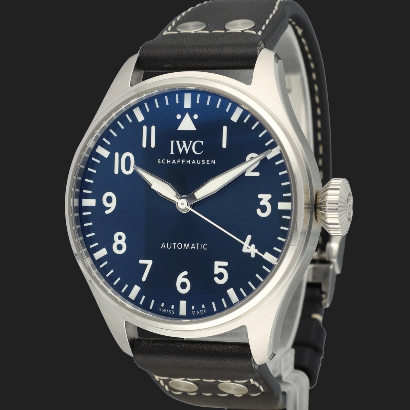 IWC Big Pilot IW329303 (2025) - Blauw wijzerplaat 43mm Staal (1/8)