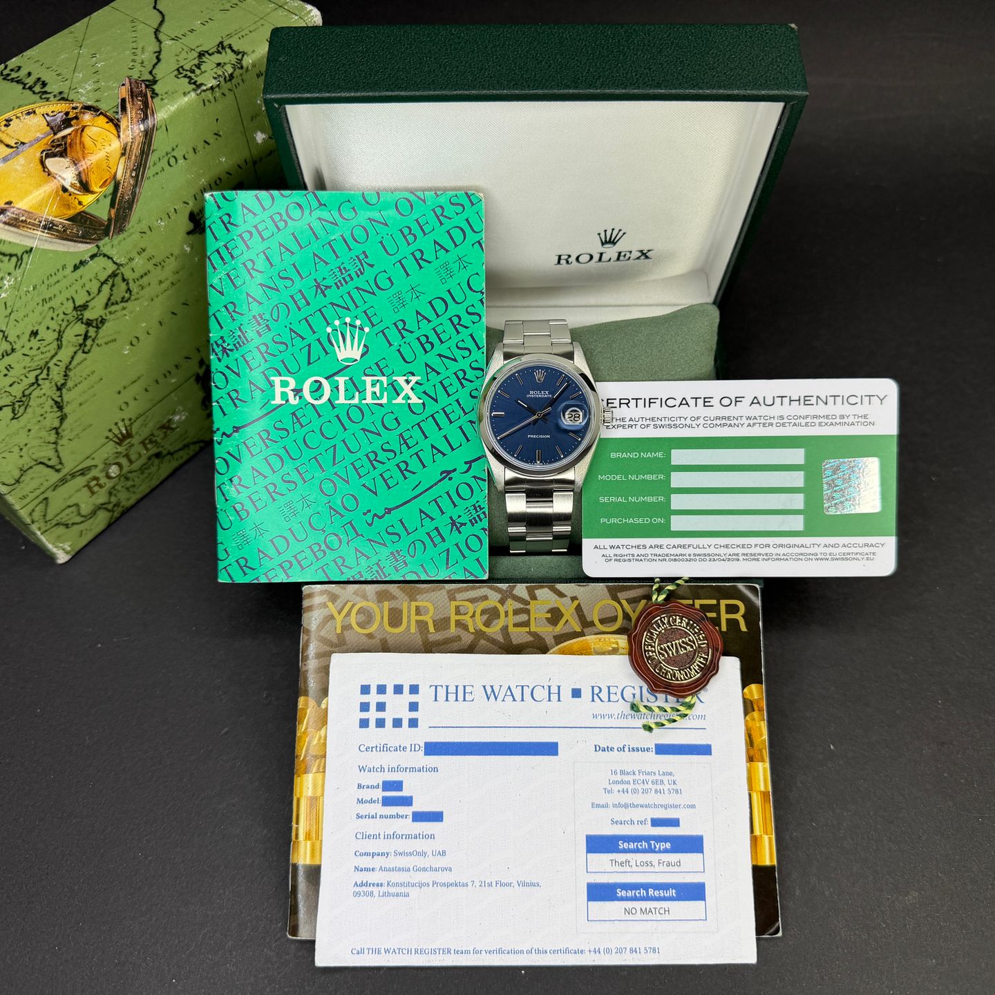 Rolex Oyster Precision 6694 - (3/8)