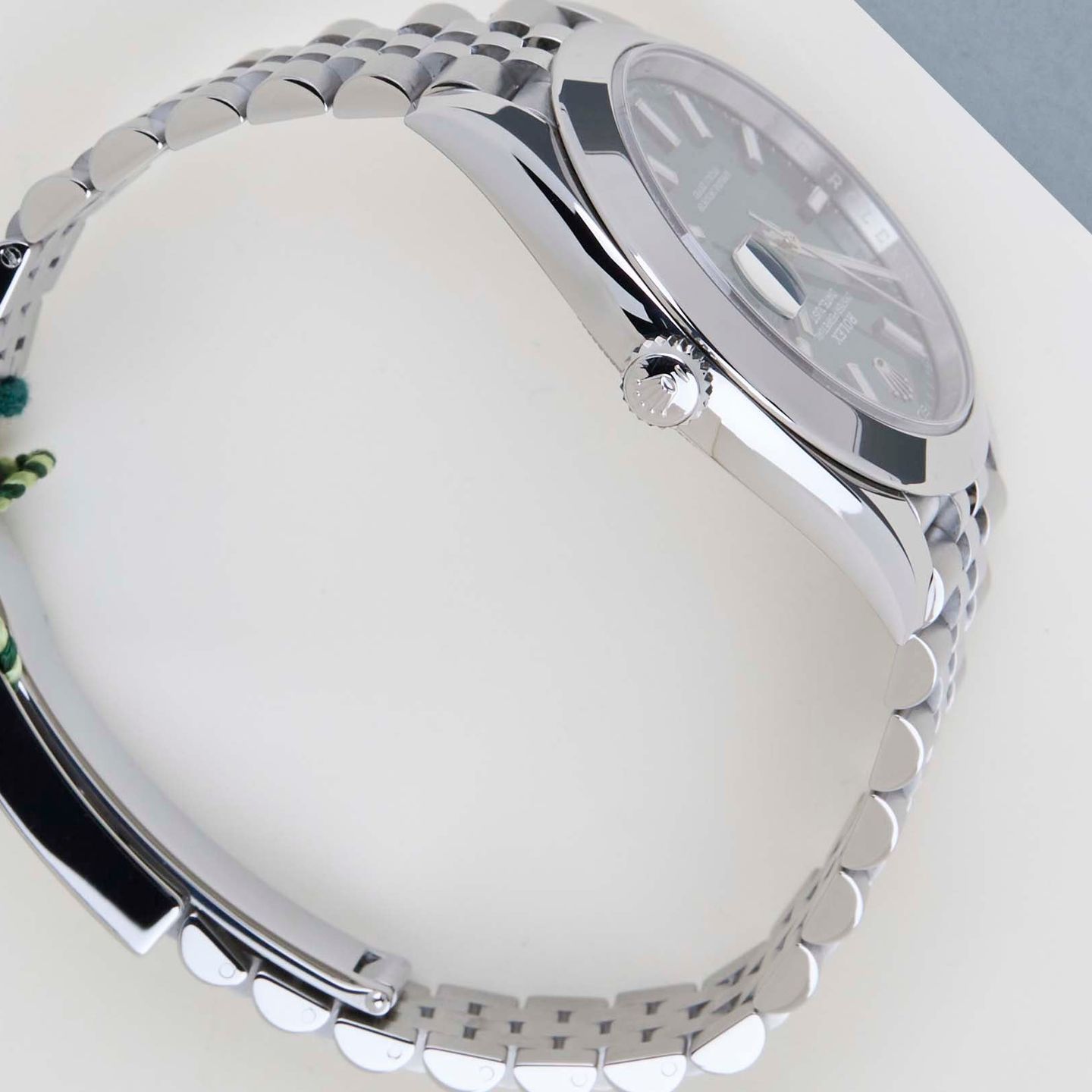 Rolex Datejust 41 126300 (2024) - Green dial 41 mm Steel case (7/8)