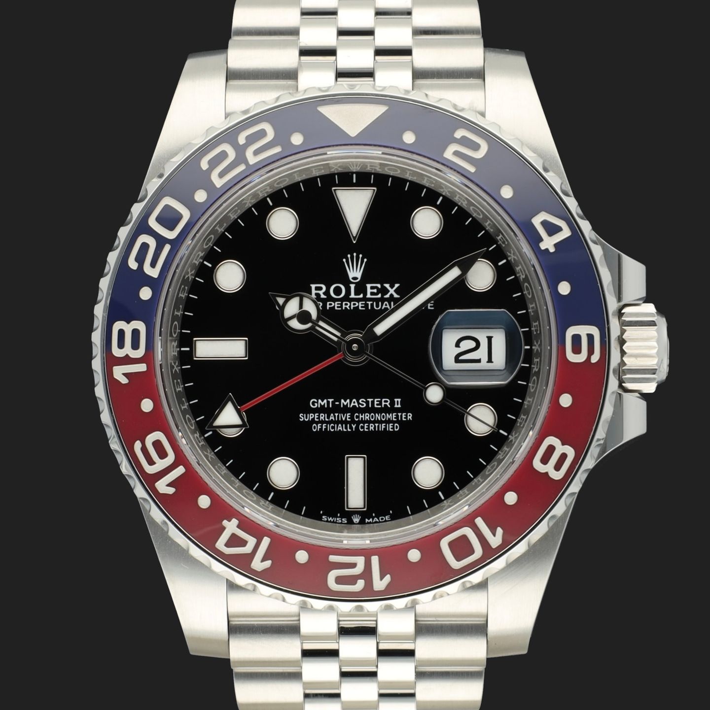 Rolex GMT-Master II 126710BLRO (2024) - Black dial 40 mm Steel case (3/8)
