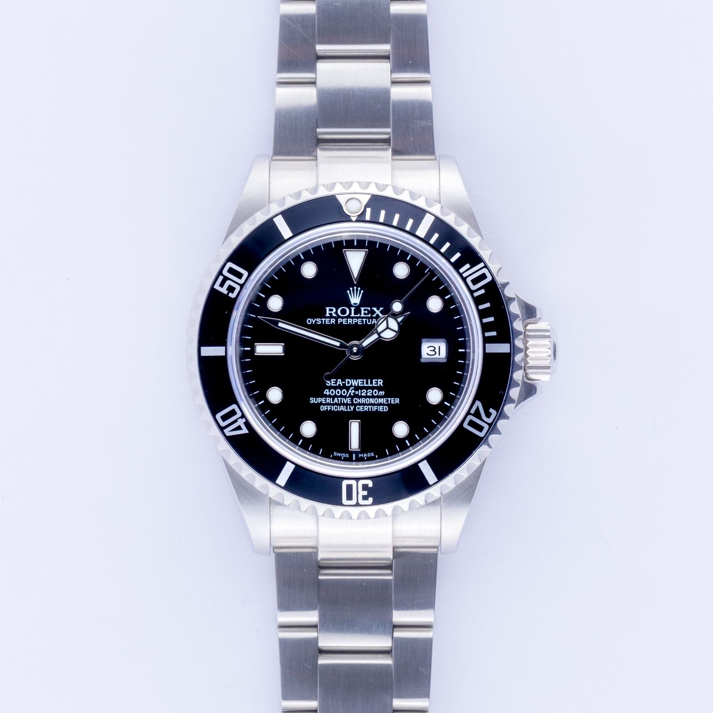 Rolex Sea-Dweller 4000 16600 (2007) - Black dial 40 mm Steel case (3/8)