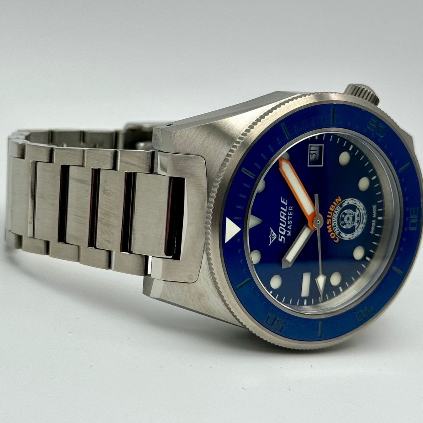 Squale Unknown MASTERGOS (2023) - Blauw wijzerplaat 42mm Titanium (9/10)