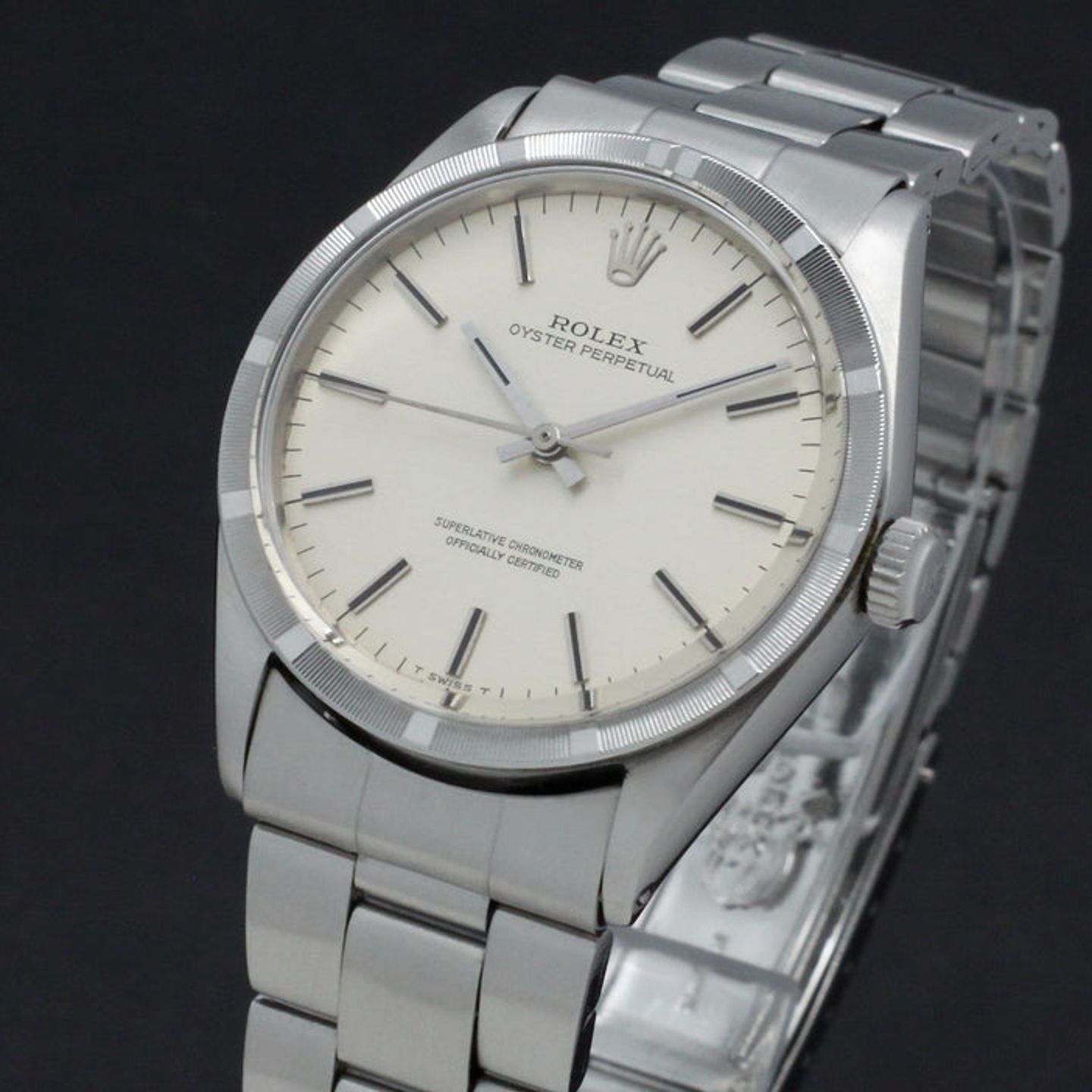 Rolex Oyster Perpetual 1007 (1966) - Silver dial 34 mm Steel case (6/7)
