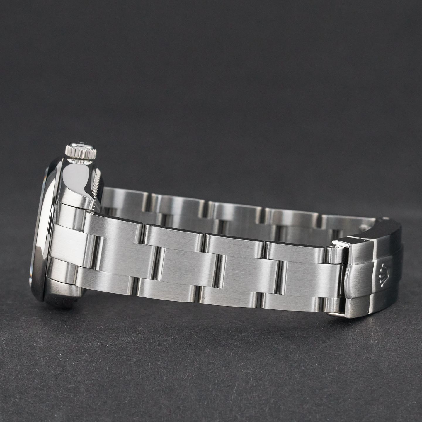 Rolex Oyster Perpetual 26 176200 (2006) - Black dial 26 mm Steel case (5/8)