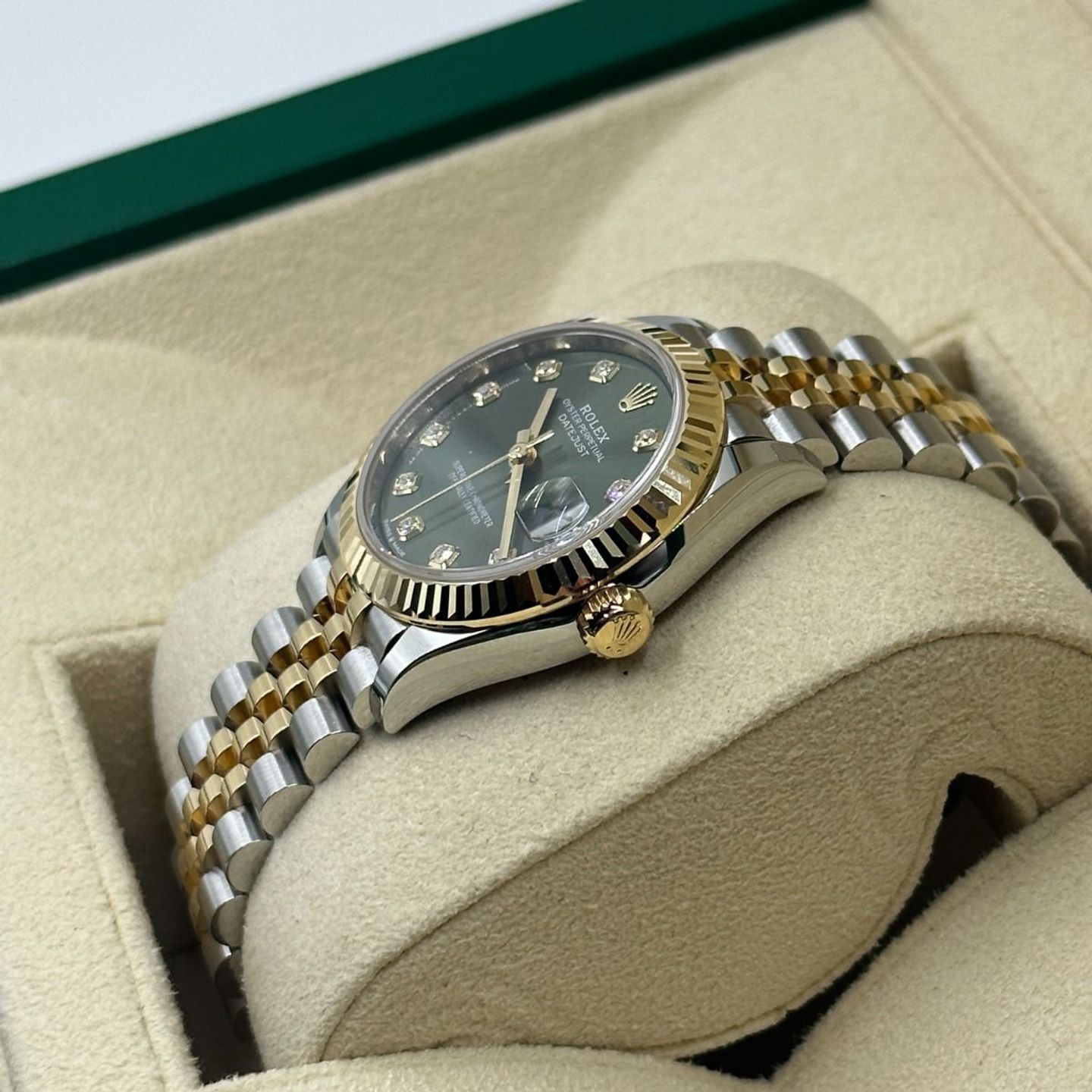 Rolex Datejust 31 278273 (2024) - Groen wijzerplaat 31mm Staal (6/8)