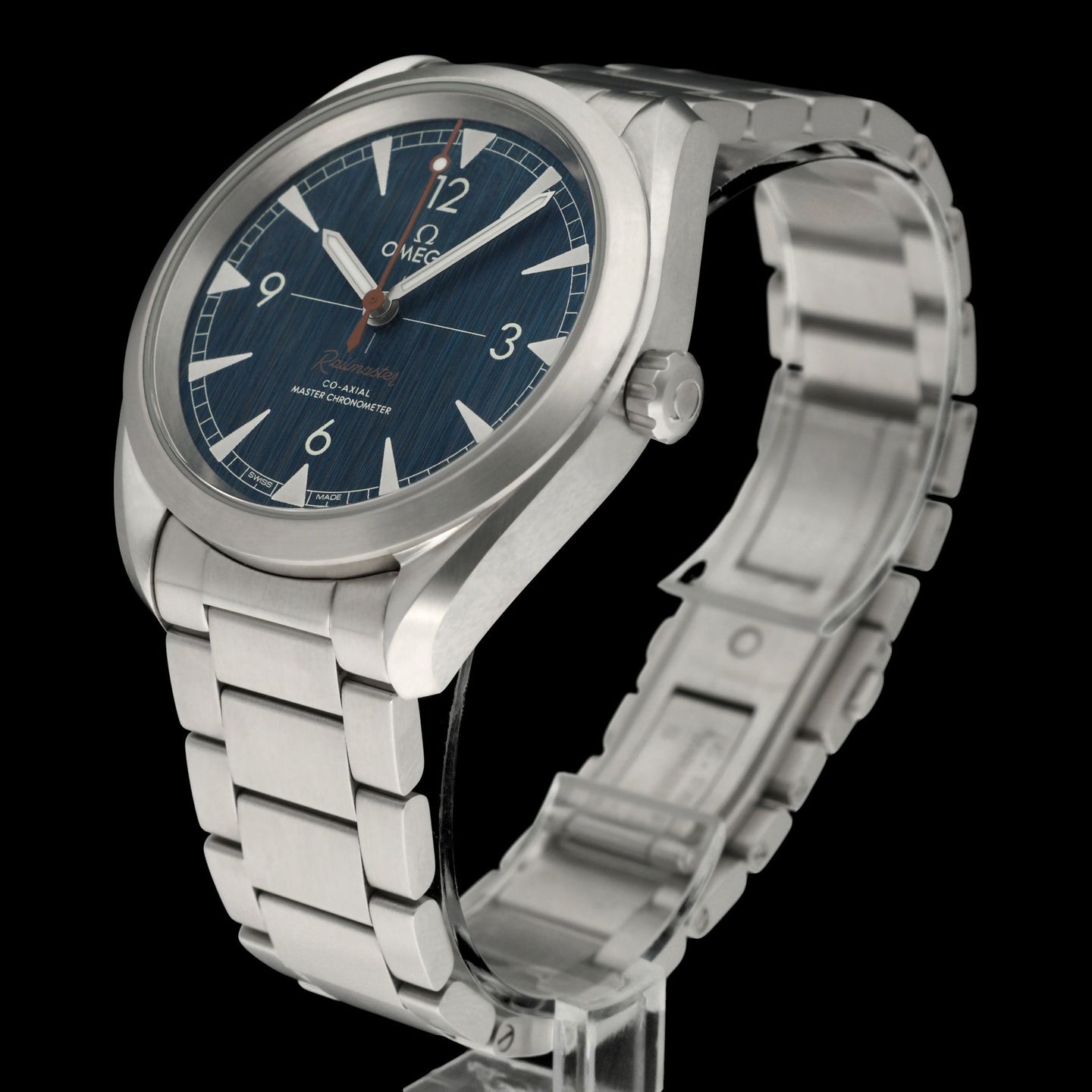 Omega Seamaster Railmaster 220.10.40.20.03.001 (2019) - Blue dial 40 mm Steel case (5/8)