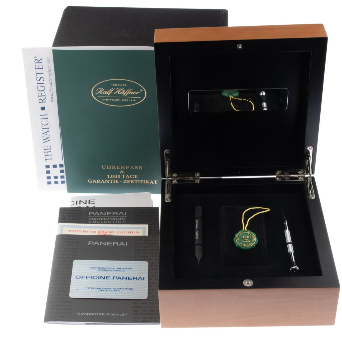 Panerai Luminor Power Reserve PAM00241 (2008) - Zwart wijzerplaat 40mm Staal (2/8)