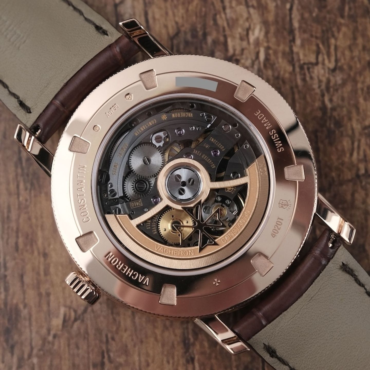 Vacheron Constantin Traditionnelle 4020T/000G-B655 (2022) - Transparent dial 41 mm White Gold case (5/8)